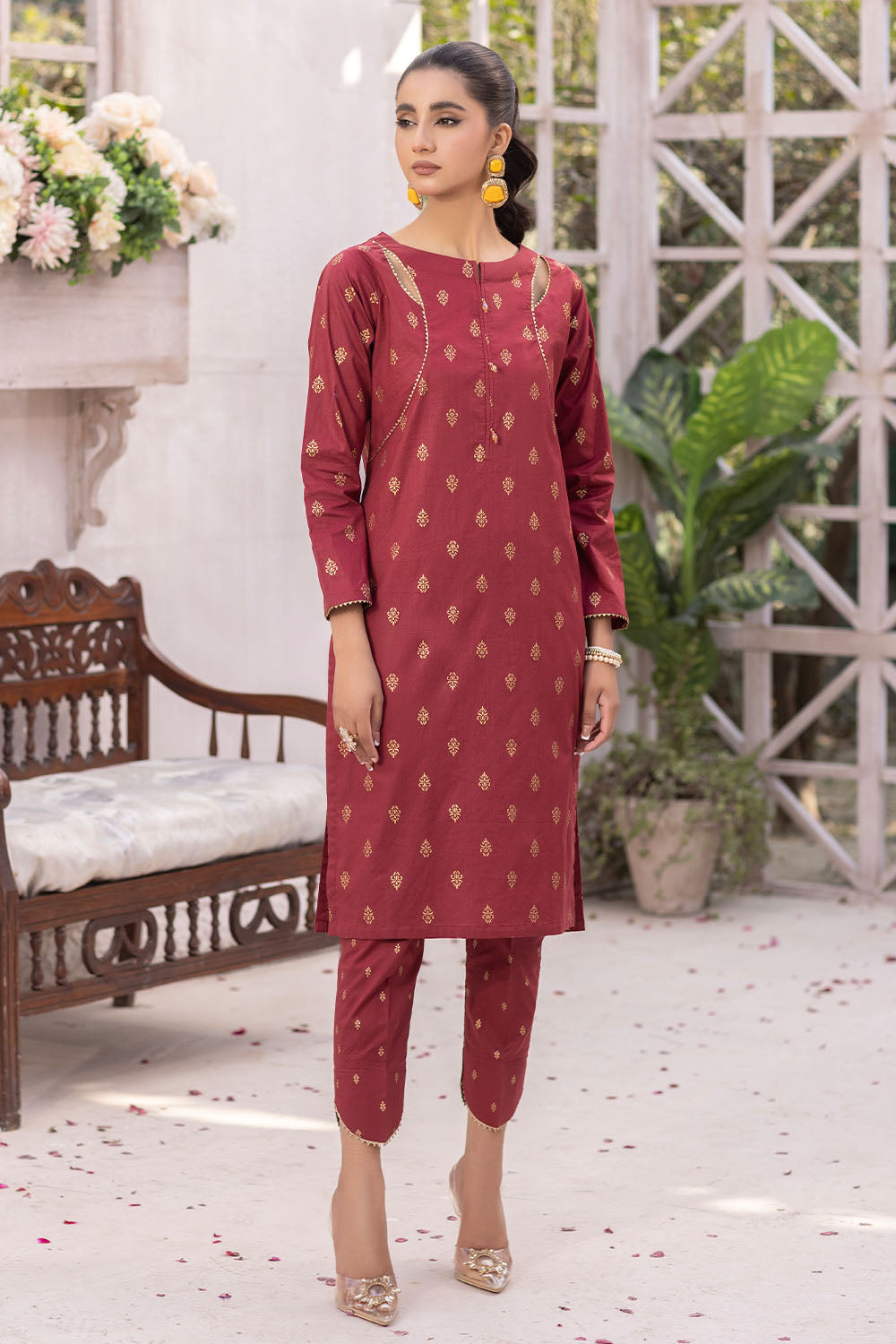 Madame Cotton Lawn Co Ord 2681 Women 2pcs