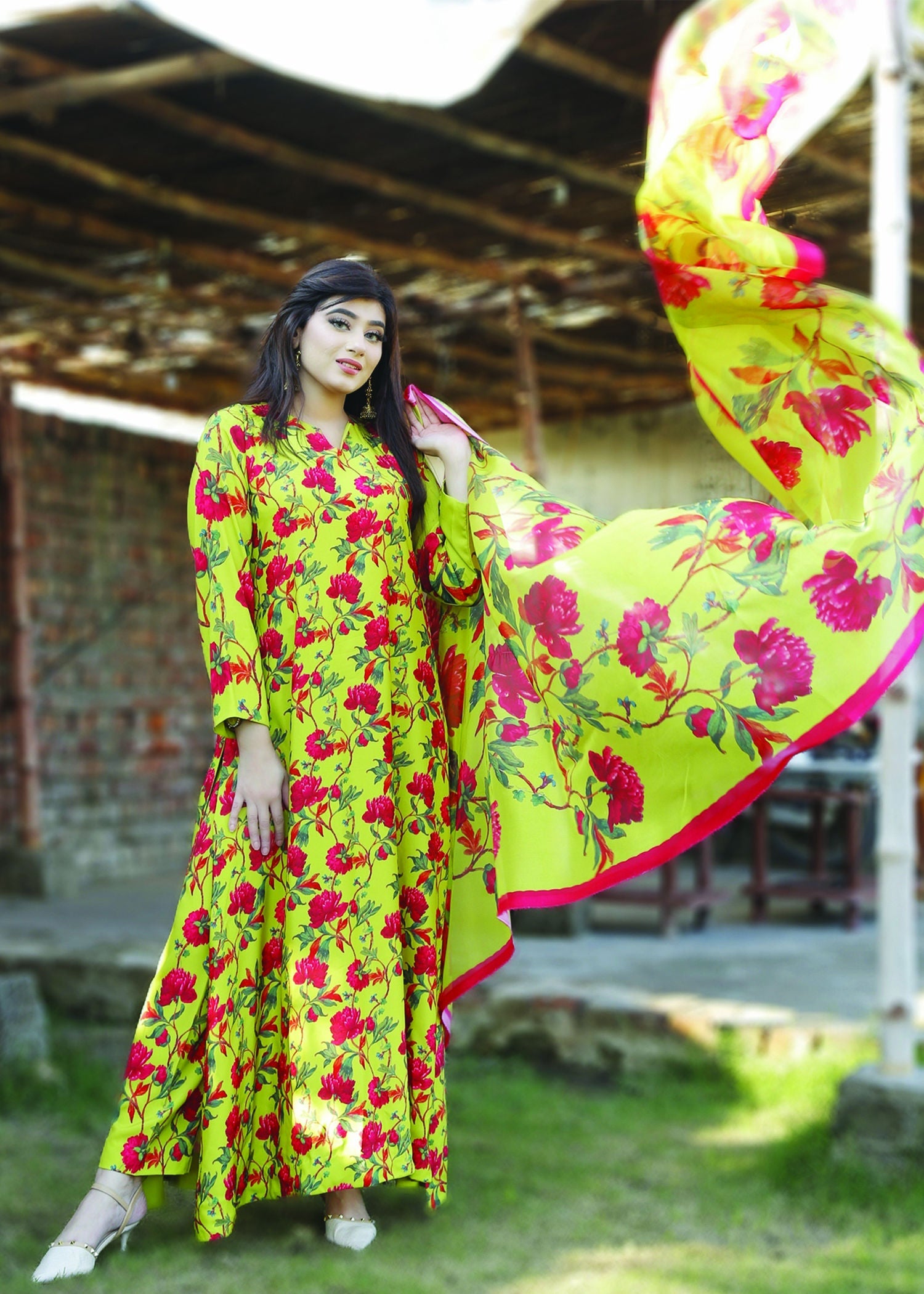 Stitch Vibes Pistachio Green Dress Women 3pcs