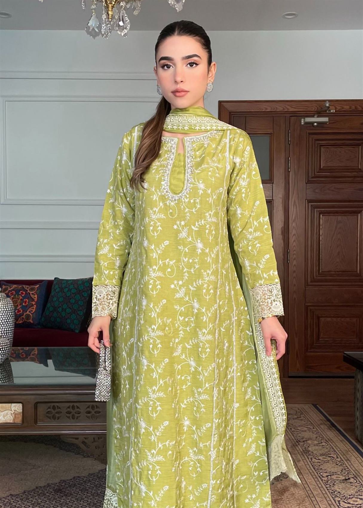 Hues Atelier Flora Green Women 3pcs