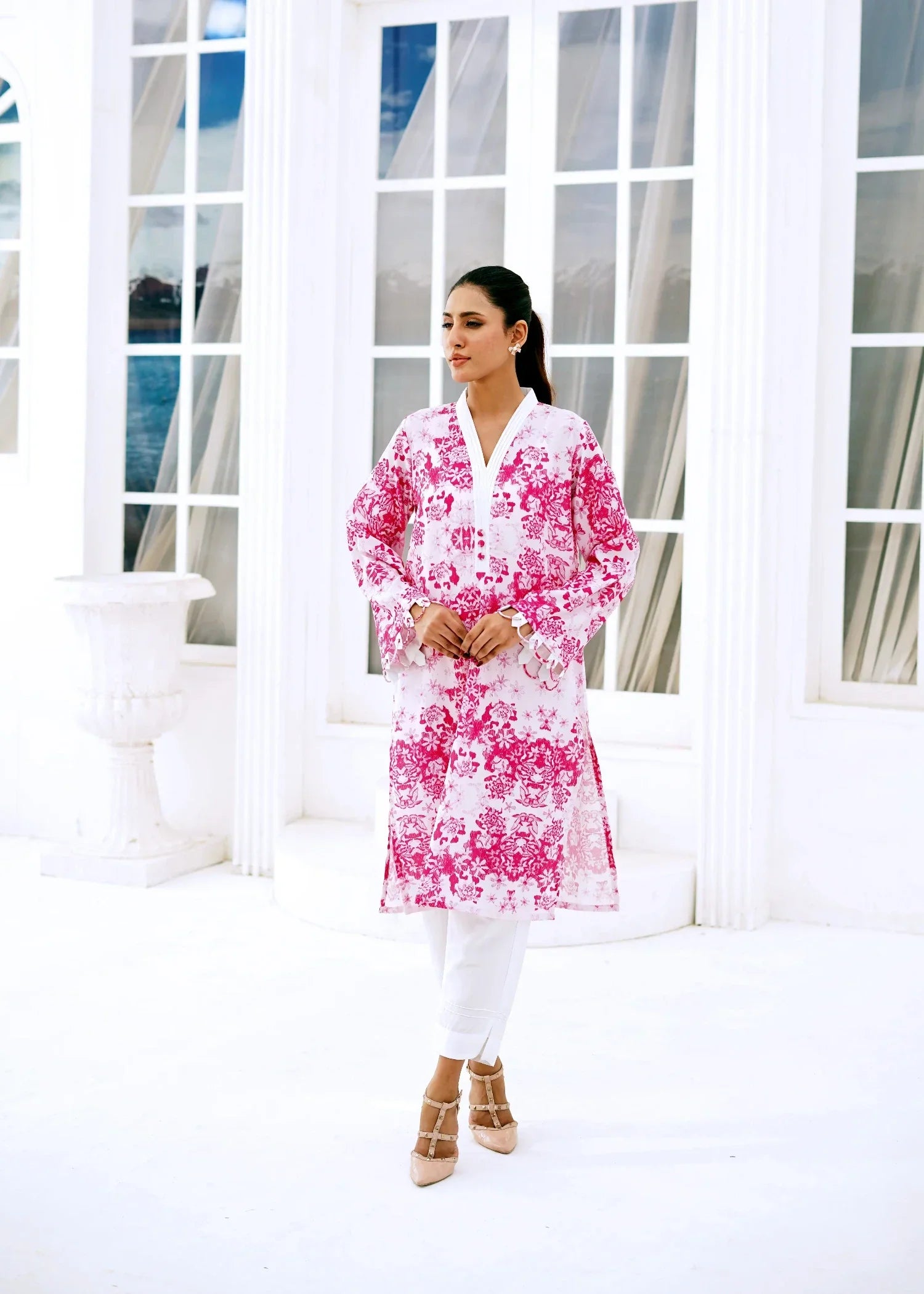 Nairah Floral Blush Women 2pcs