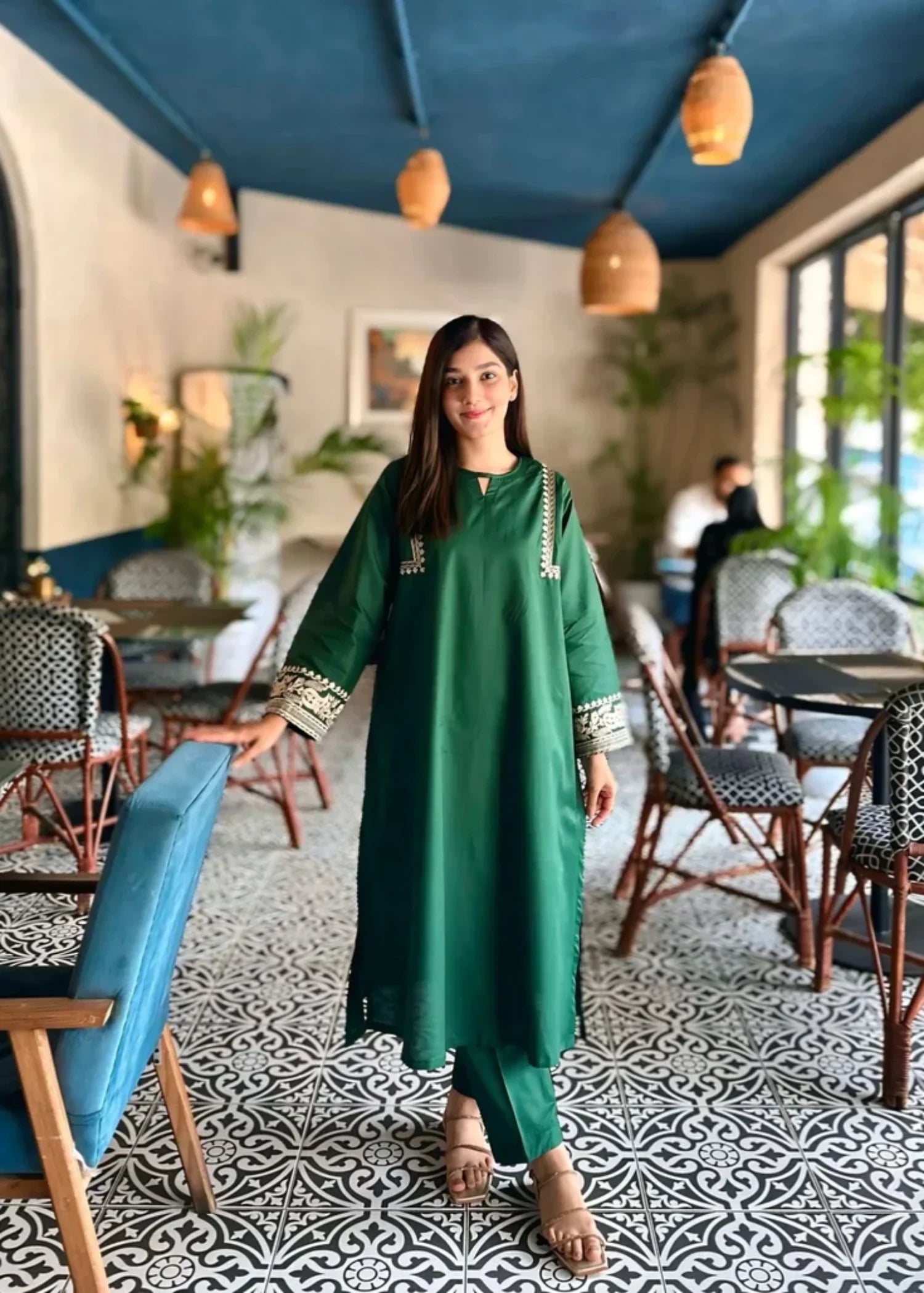 Tiraz Aswad (Green) Women 2pcs