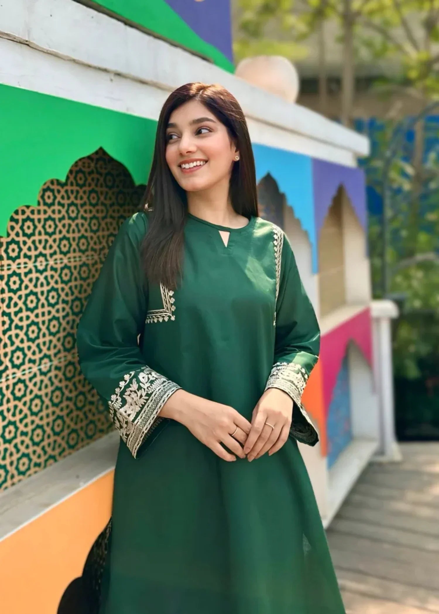 Tiraz Aswad (Green) Women 2pcs