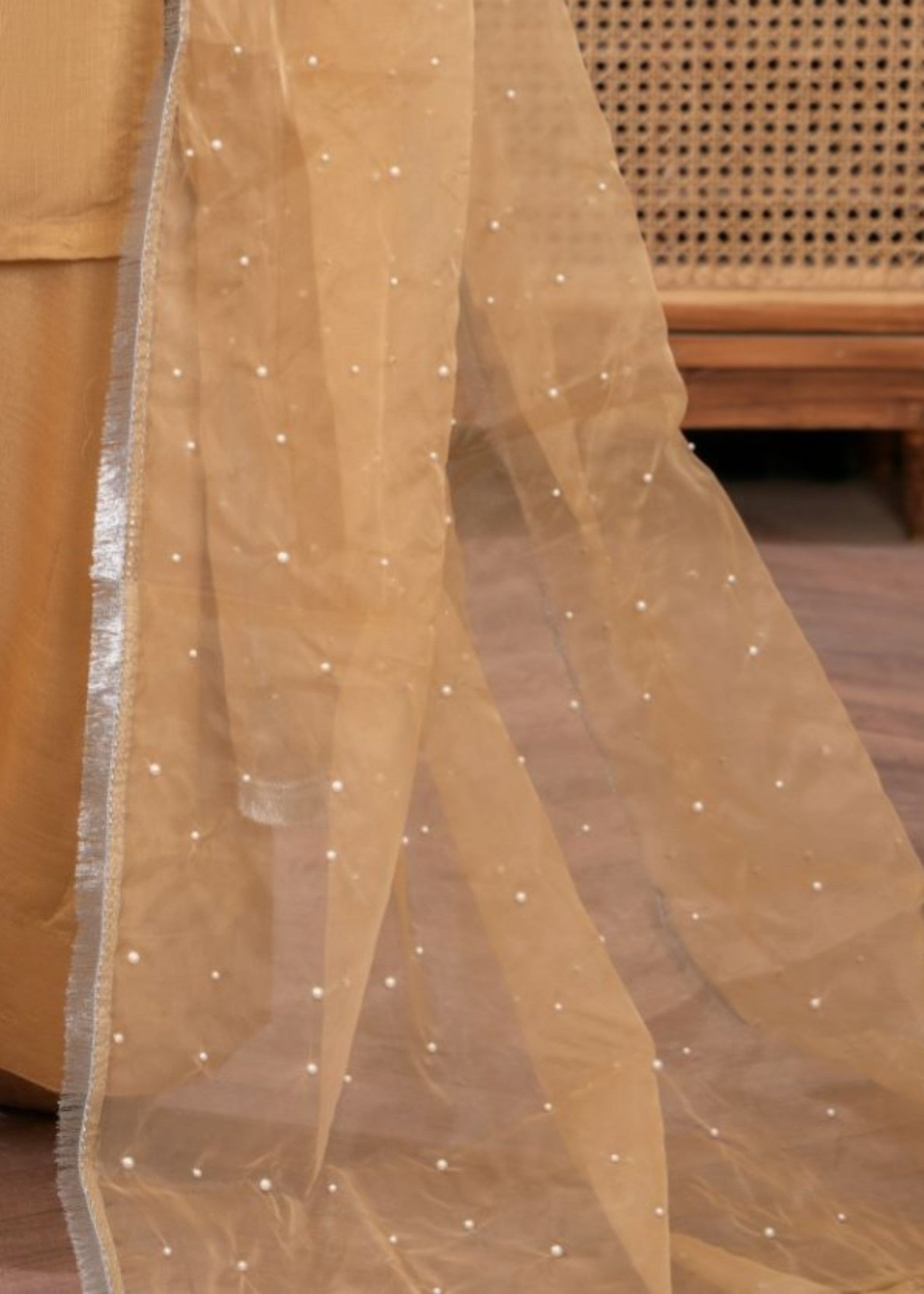 Momin Online Organza dupatta 0003 Women 1pcs