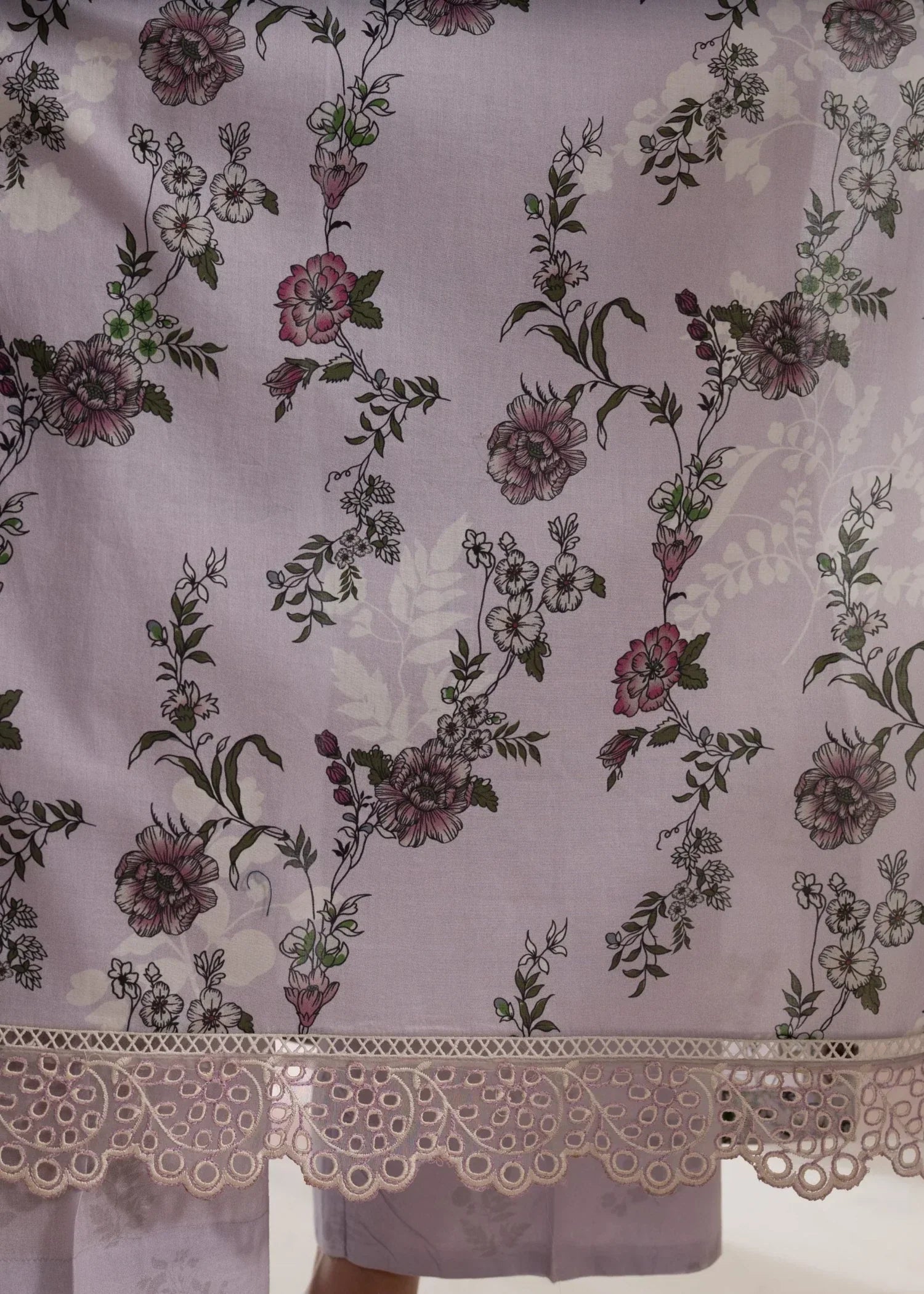 Humna & Momina EMBROIDERED PRINTED LAWN SUIT THISTLE Women 3pcs