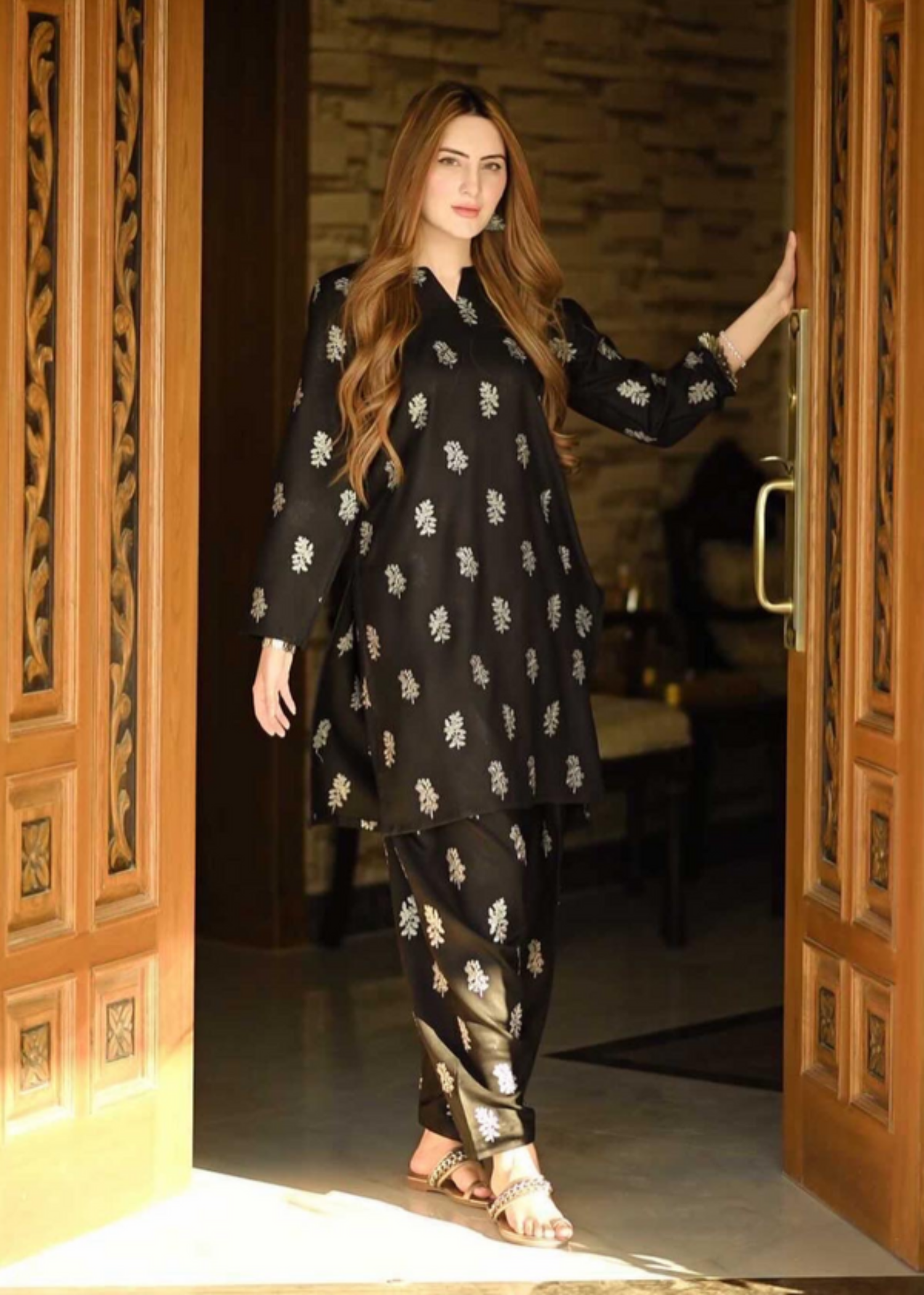 Libas Thread BP.DILRUBA.BLACK Women 2pcs