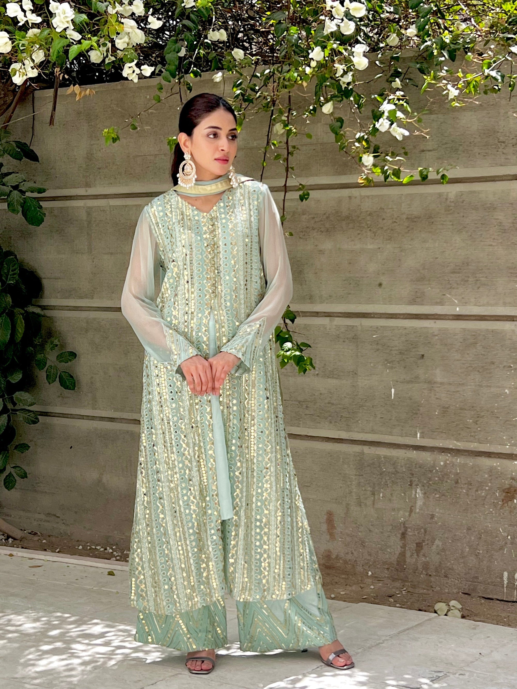 Rang-e-Haya Ufaq/Ice Blue Women 4pcs