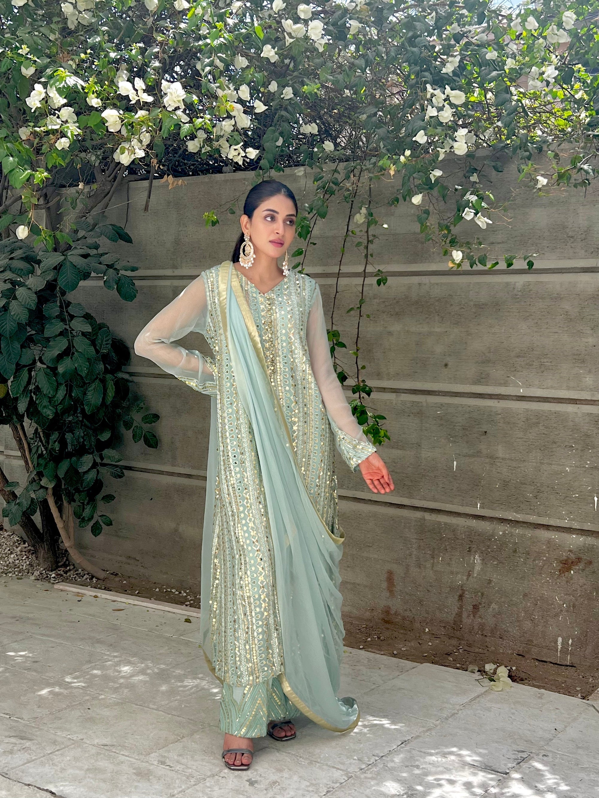 Rang-e-Haya Ufaq/Ice Blue Women 4pcs