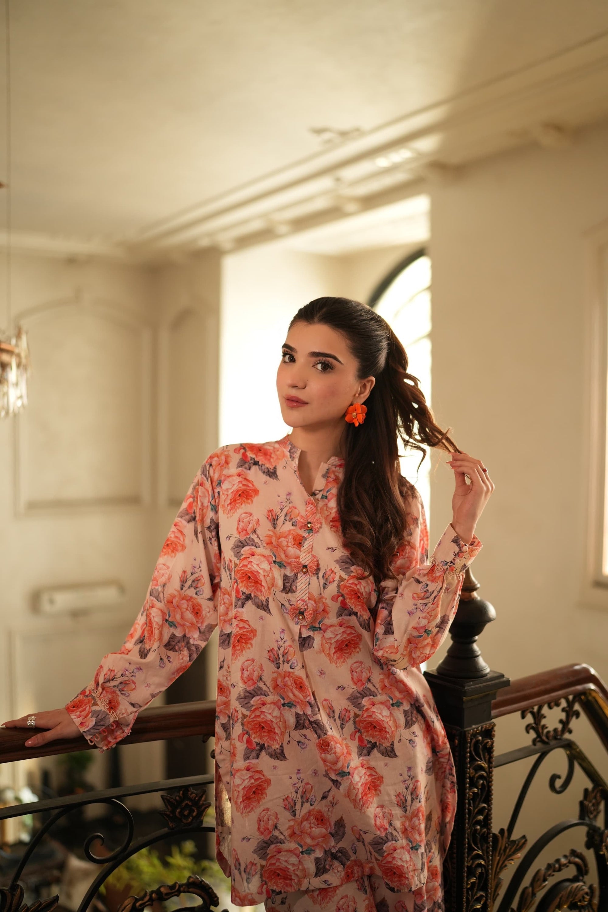 Lakhany Ready to wear Printed Shirt & Trouser Women 2pcs