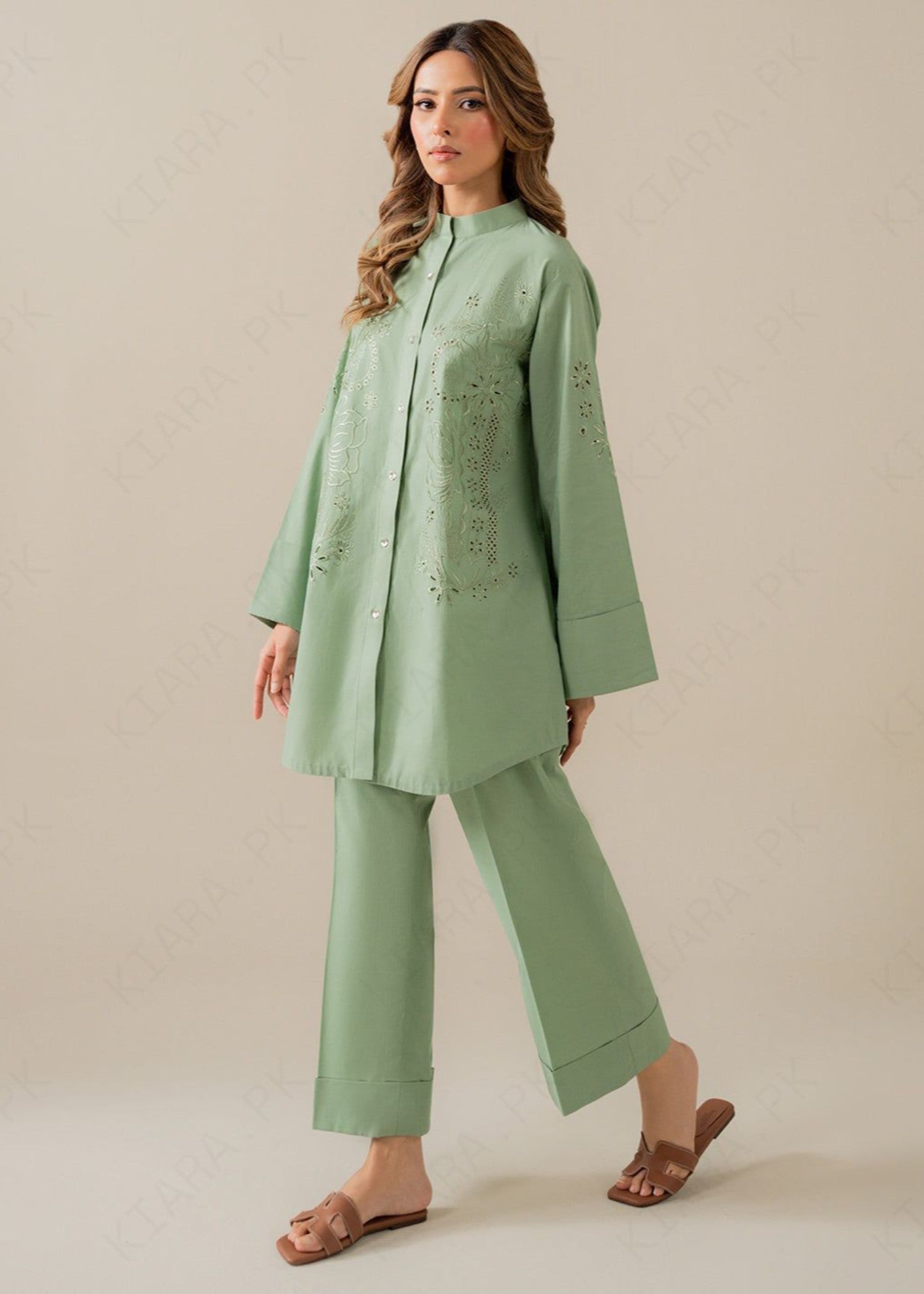 Kiara SAGE Embroidered Set Women 2pcs
