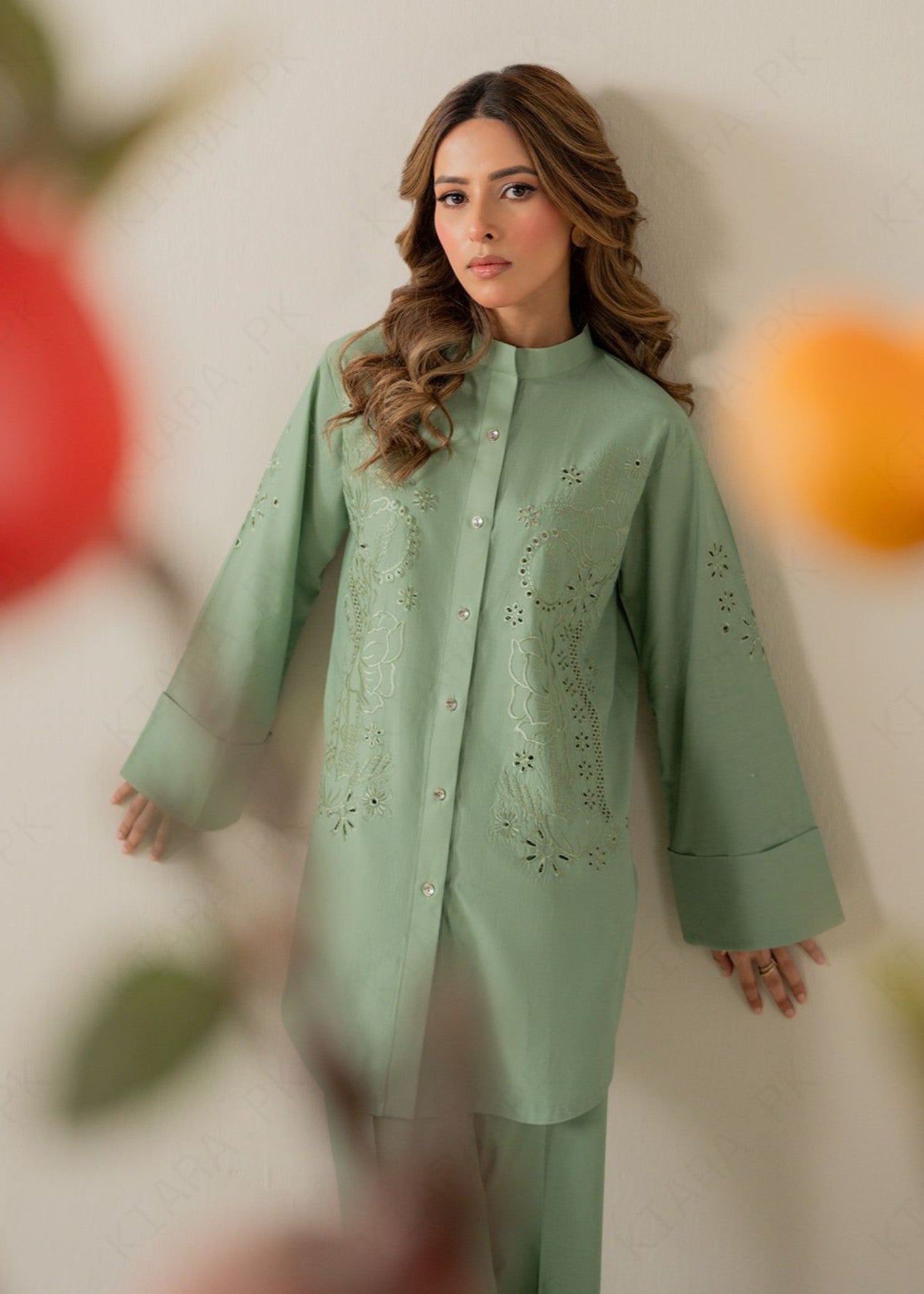 Kiara SAGE Embroidered Set Women 2pcs