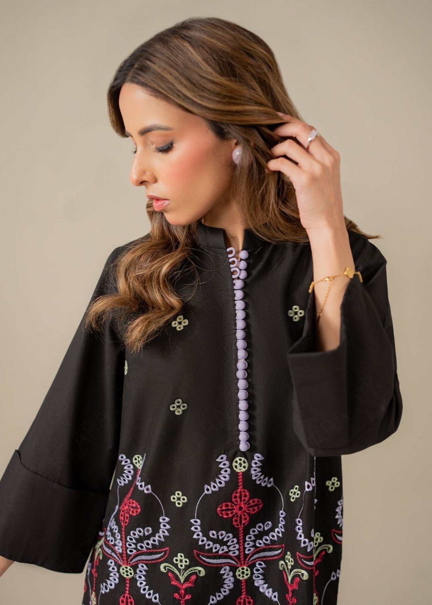 Kiara EMBER SLD05 25 Embroidered Set Women 2pcs