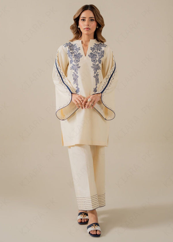 Kiara IVORY Embroidered Set Women 2pcs