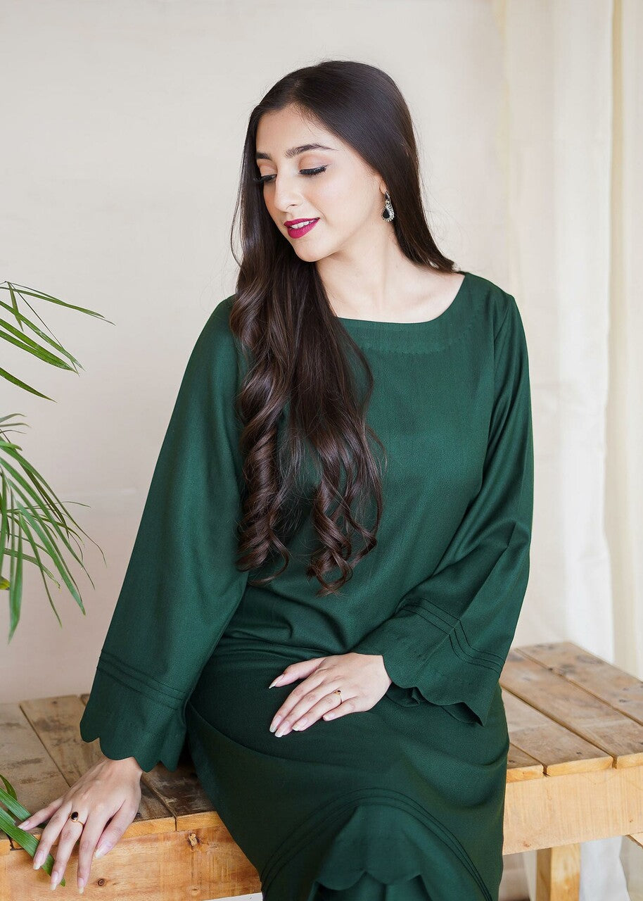 Aisling By Nirmal Emerald Green Women 2pcs