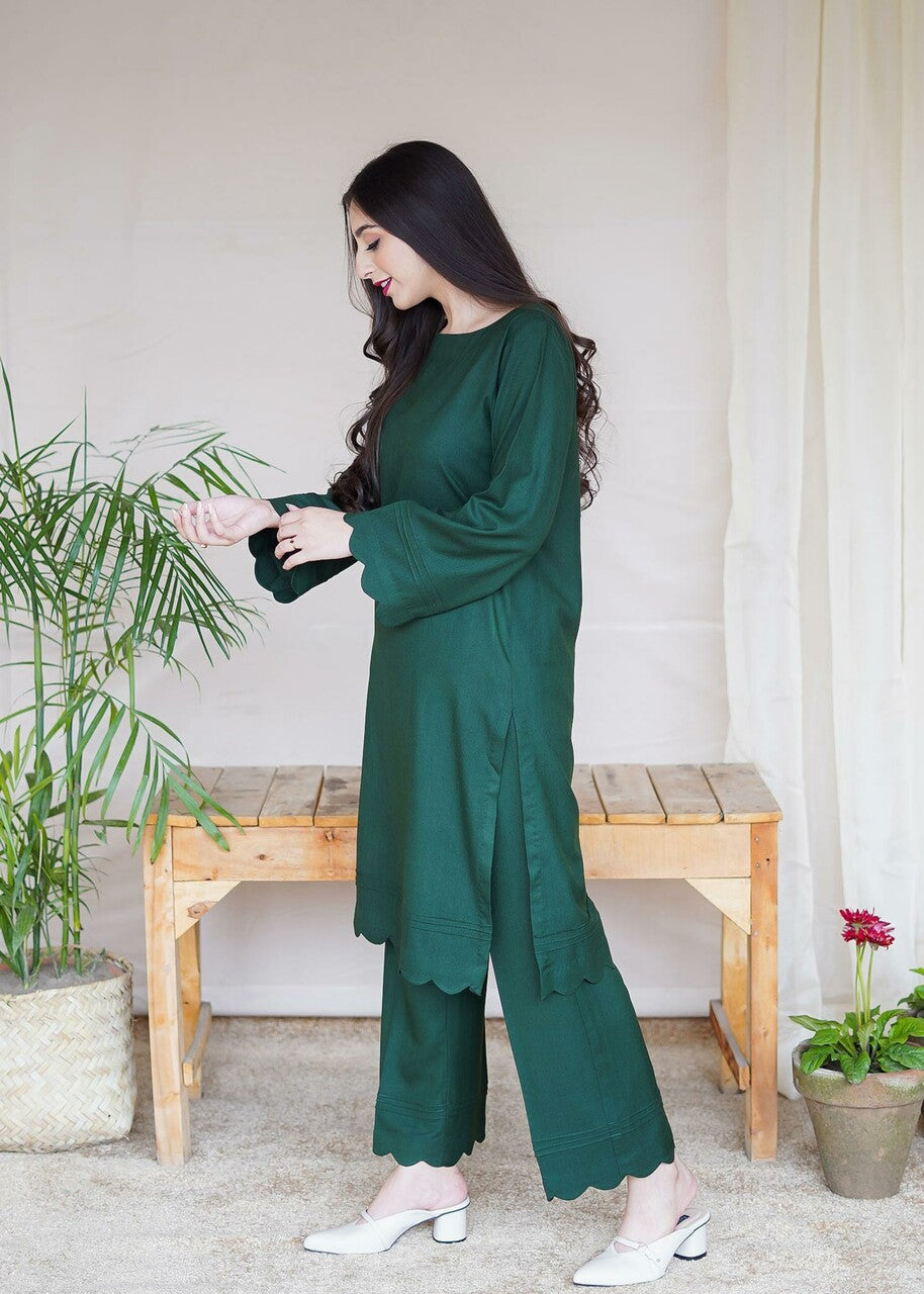 Aisling By Nirmal Emerald Green Women 2pcs