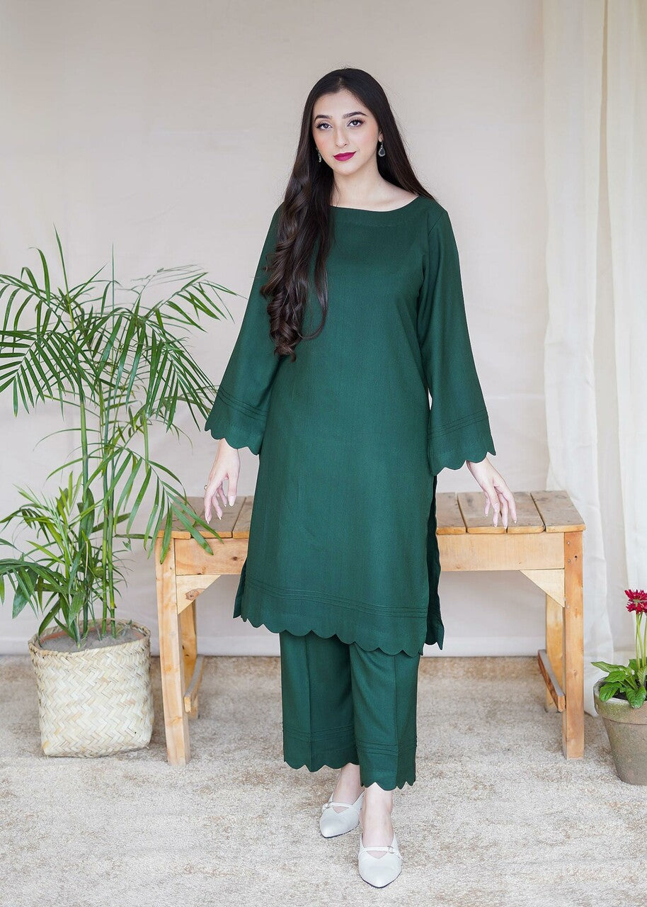 Aisling By Nirmal Emerald Green Women 2pcs