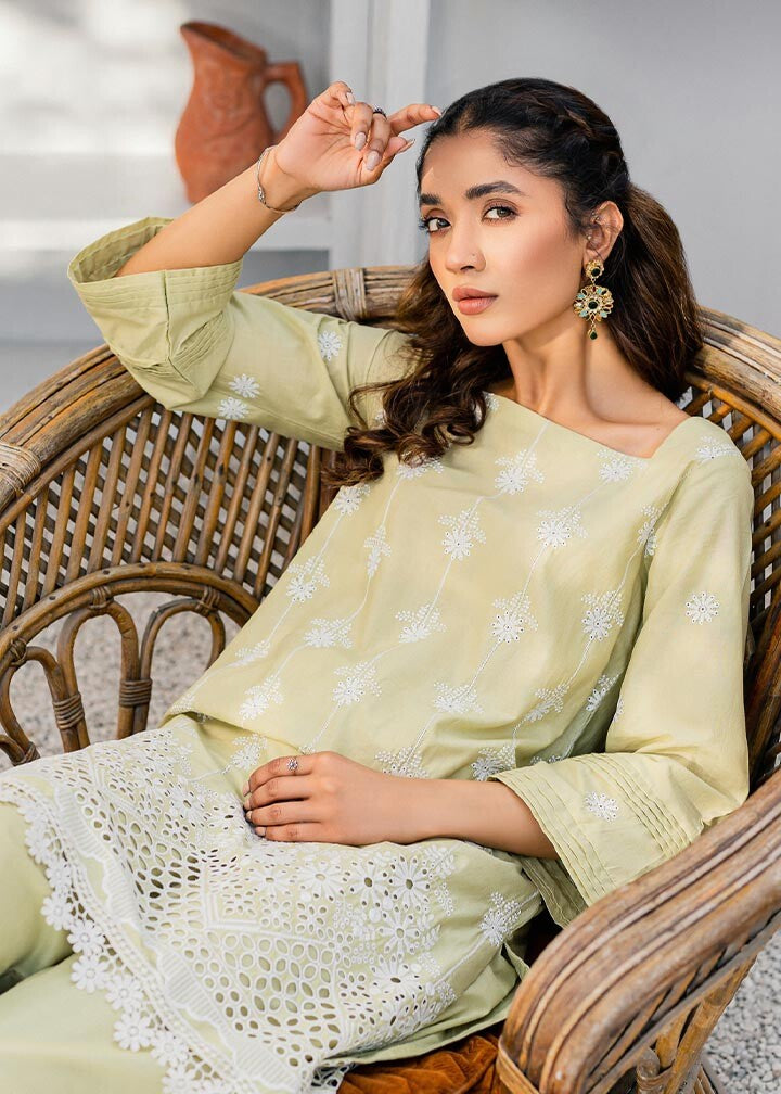 Ghonche Fleur co ord set (green) Women 2pcs