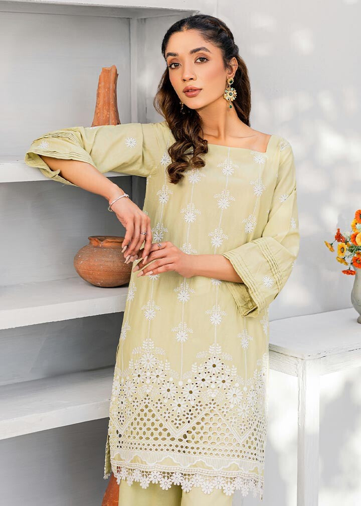 Ghonche Fleur co ord set (green) Women 2pcs