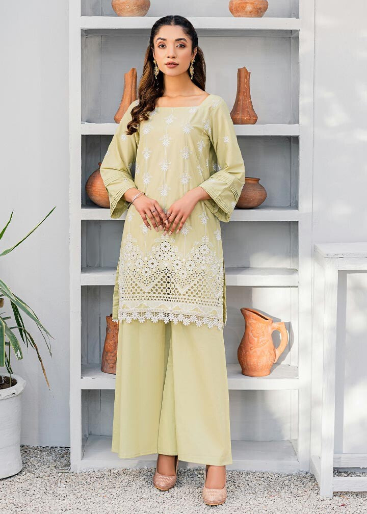 Ghonche Fleur co ord set (green) Women 2pcs