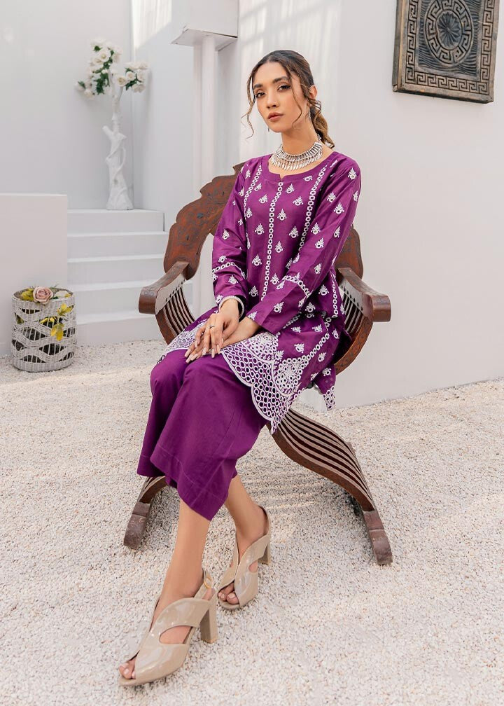 Ghonche Doric co ord set 2 (Dahlia) Women 2pcs