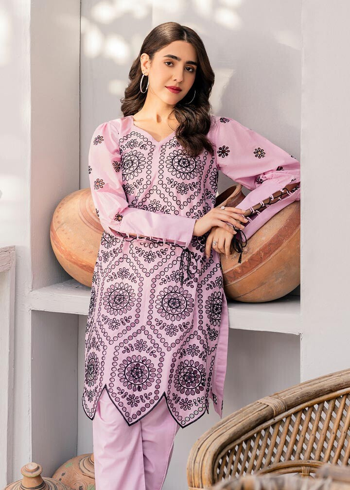 Ghonche Romanesque co ord set (lilac) Women 2pcs