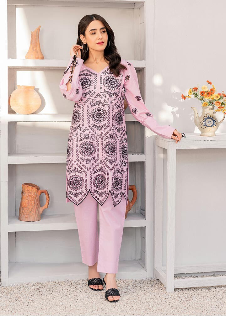 Ghonche Romanesque co ord set (lilac) Women 2pcs