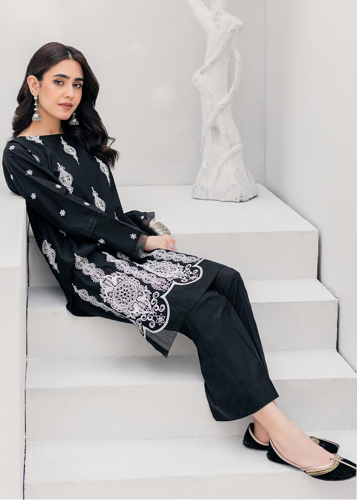 Ghonche Whimsical co ord set (black) Women 2pcs