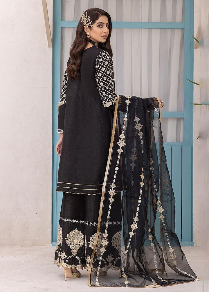 Madame Embroidered Raw Silk Suit 2565 Women 3pcs