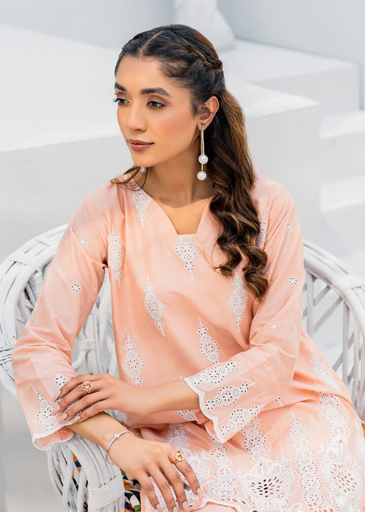 Ghonche Whimsical co ord set (Peach) Women 2pcs