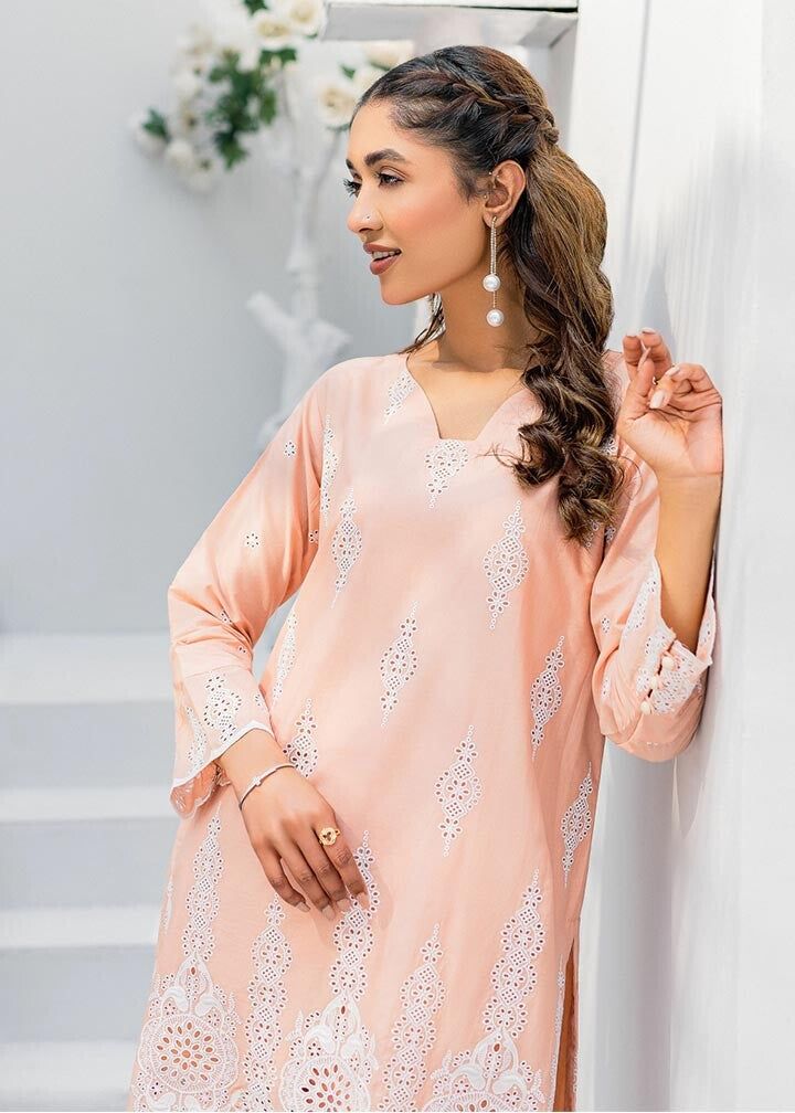 Ghonche Whimsical co ord set (Peach) Women 2pcs