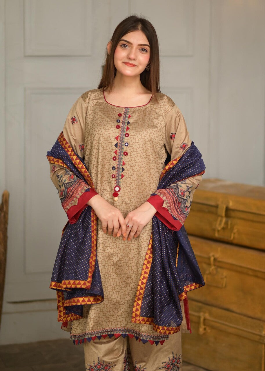 Rangoon Clothing Mishal biege Women 3pcs
