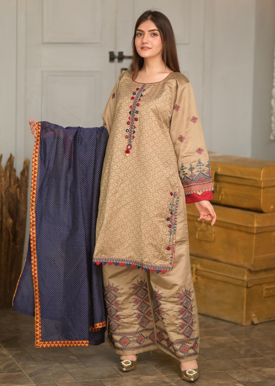 Rangoon Clothing Mishal biege Women 3pcs