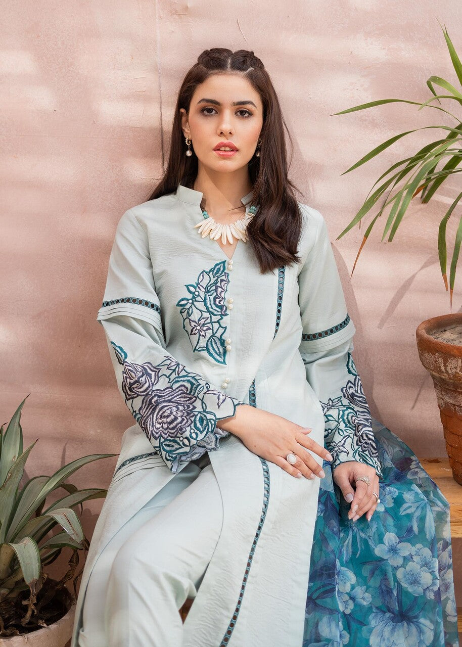 Maria Osama Blue Bell Women 3pcs