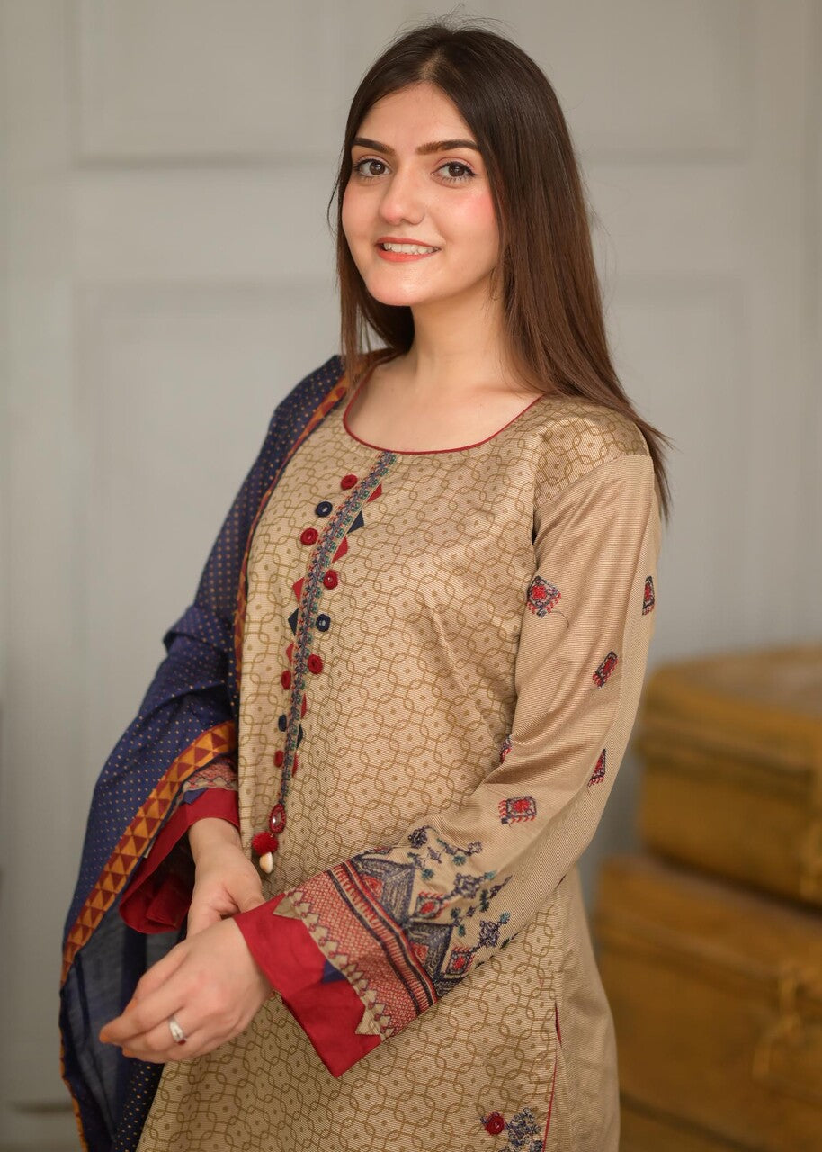 Rangoon Clothing Mishal biege Women 3pcs