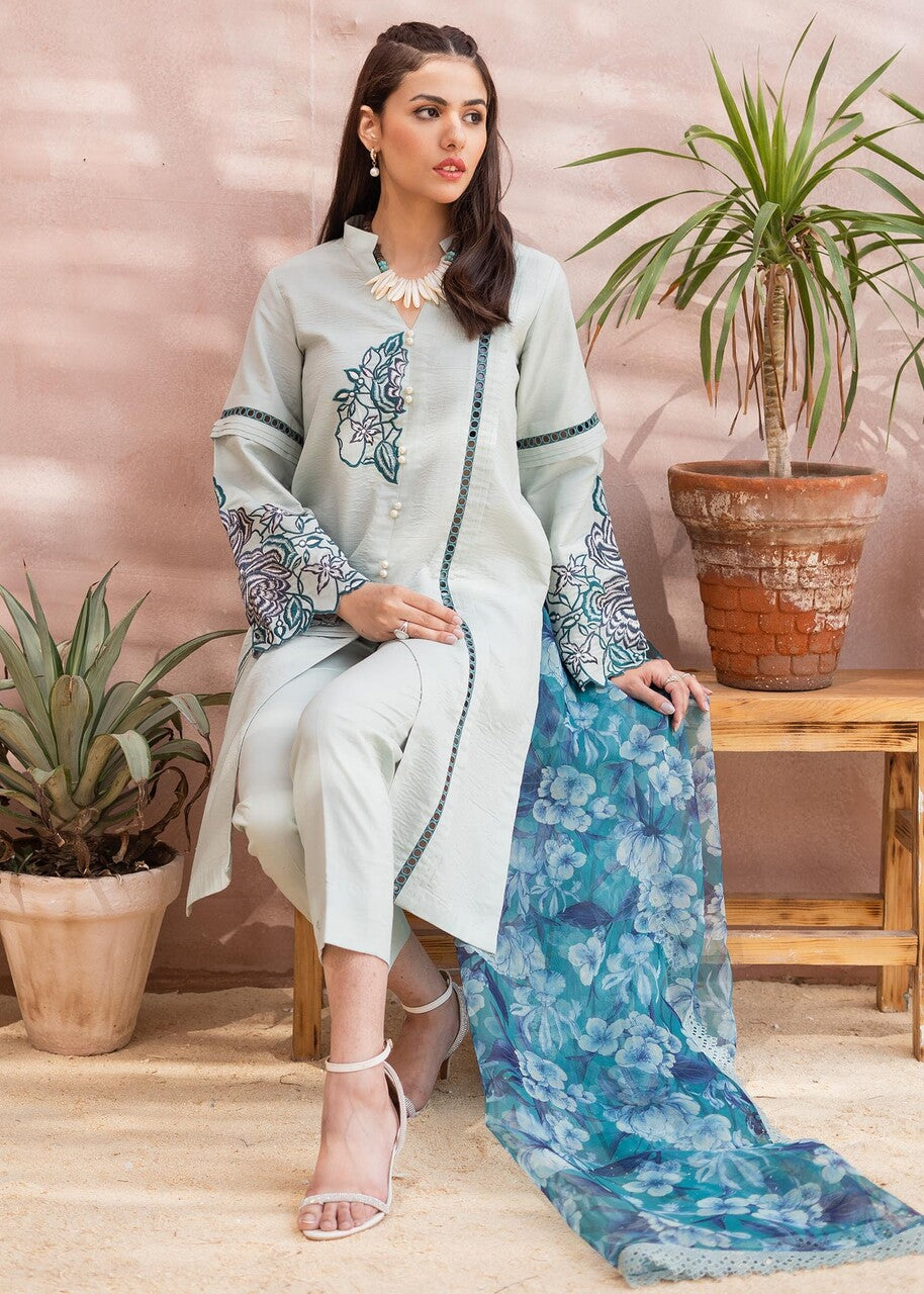 Maria Osama Blue Bell Women 3pcs