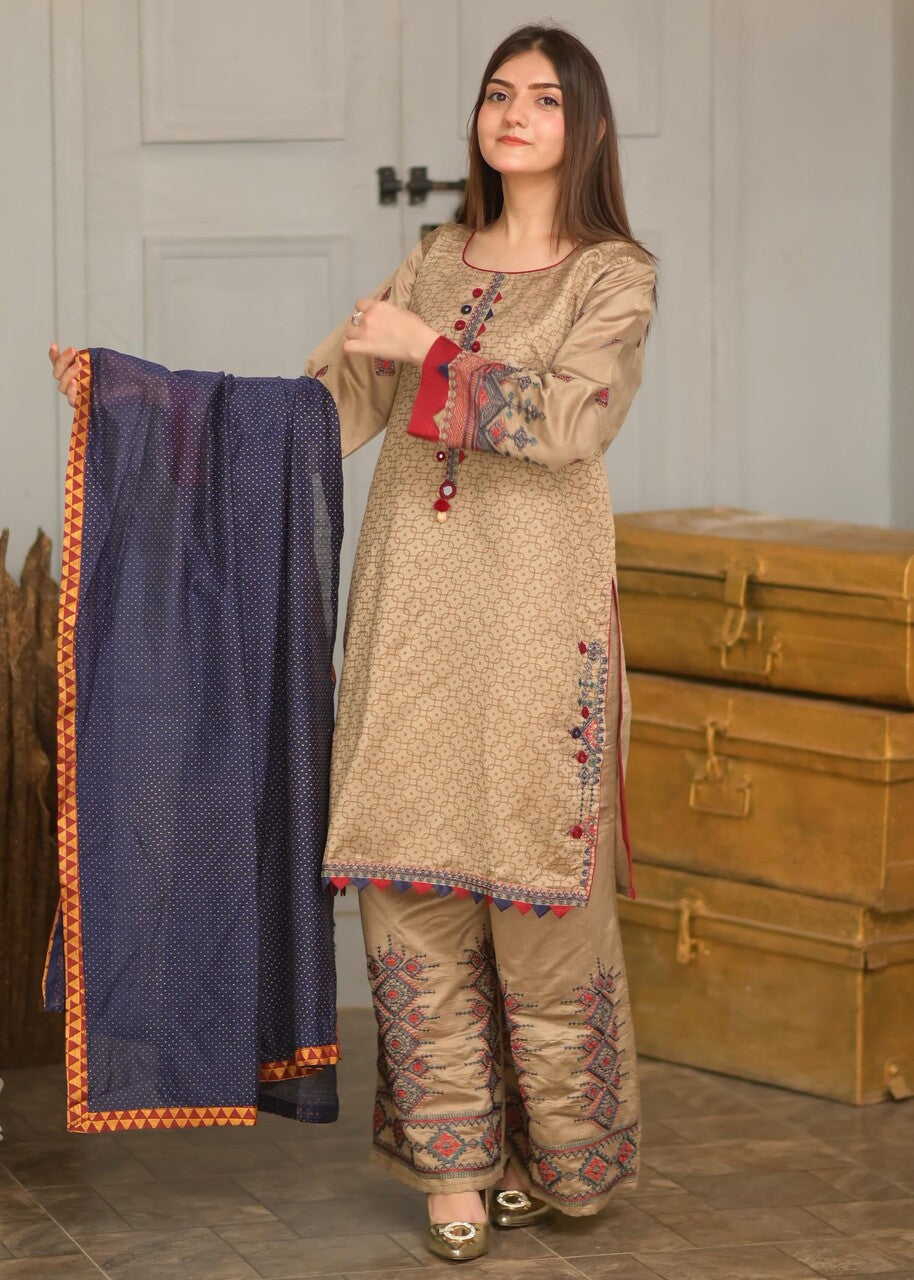 Rangoon Clothing Mishal biege Women 3pcs