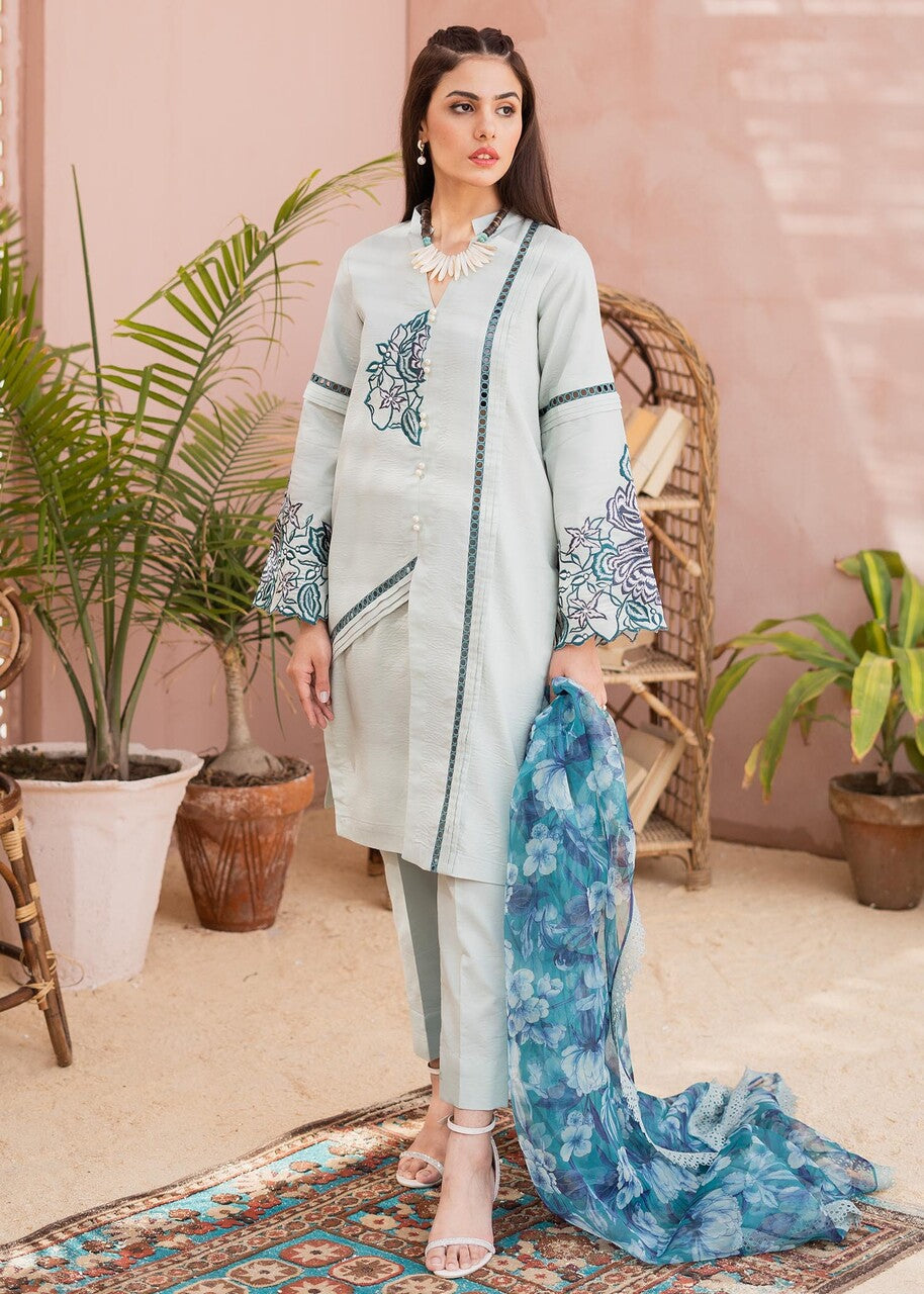 Maria Osama Blue Bell Women 3pcs