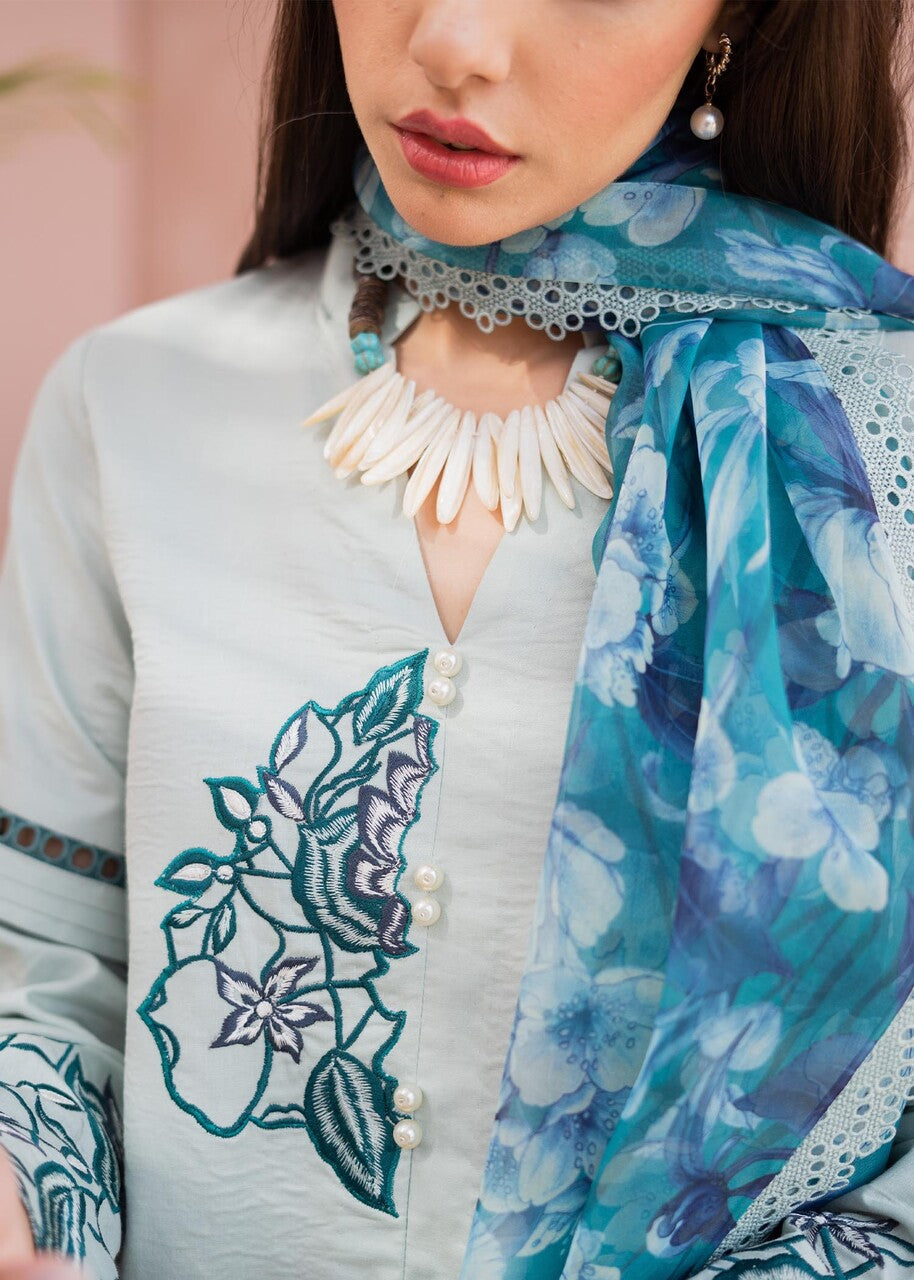 Maria Osama Blue Bell Women 3pcs