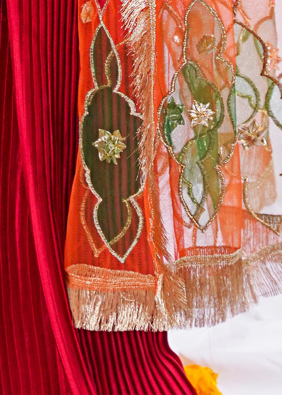 Tania Malik Studio Kamal(Orange) Women 4pcs