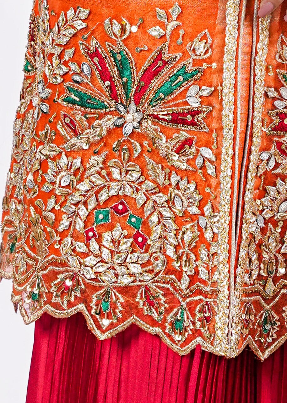 Tania Malik Studio Kamal(Orange) Women 4pcs