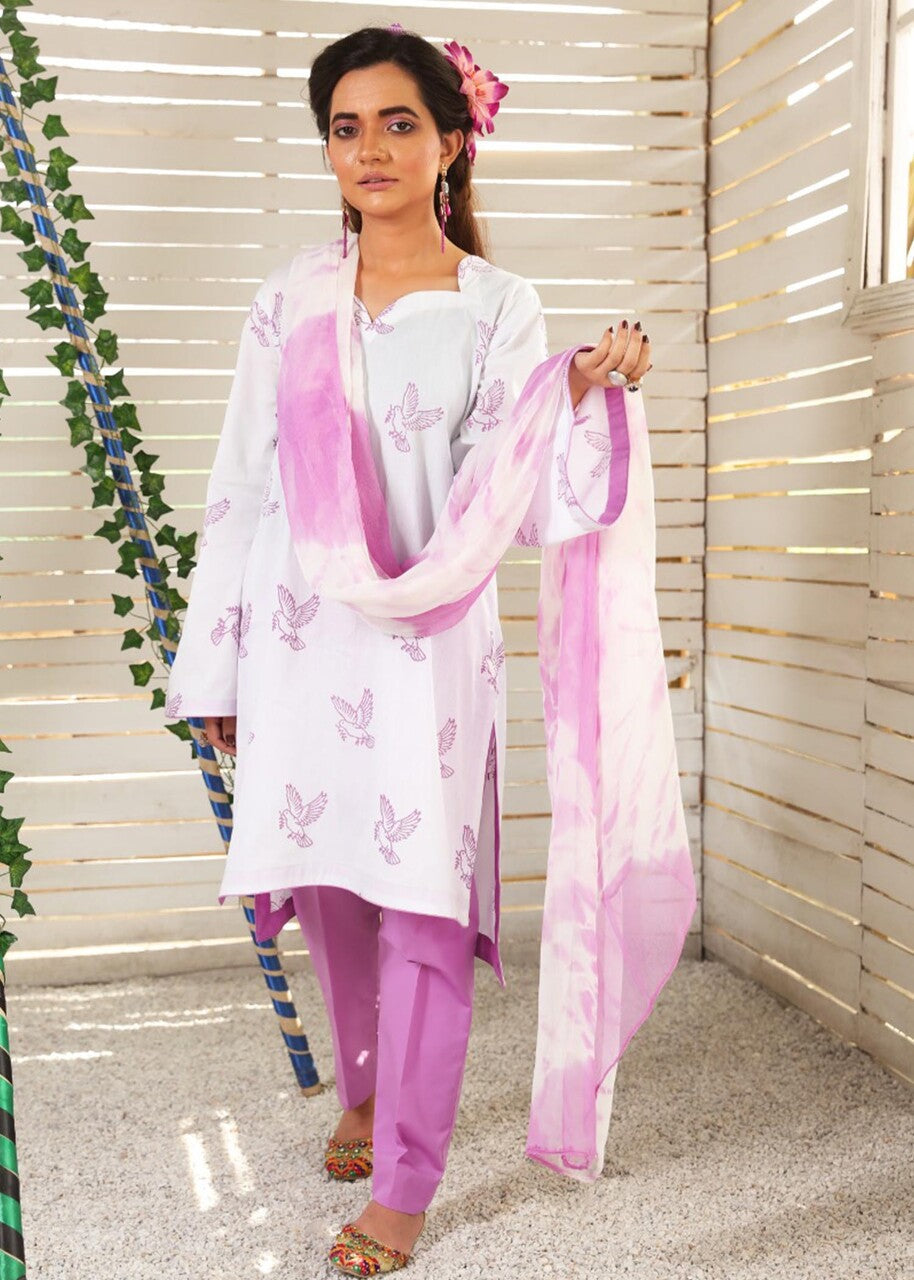 Somi By Salma Saleem Lilac Dew Women 2pcs