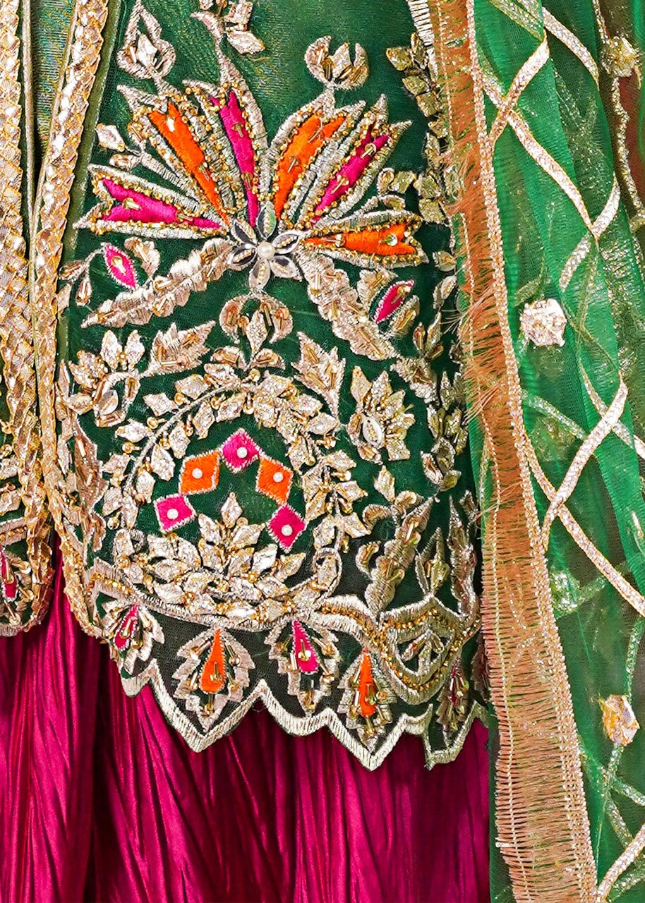 Tania Malik Studio Kamal (Bottle green) Women 4pcs