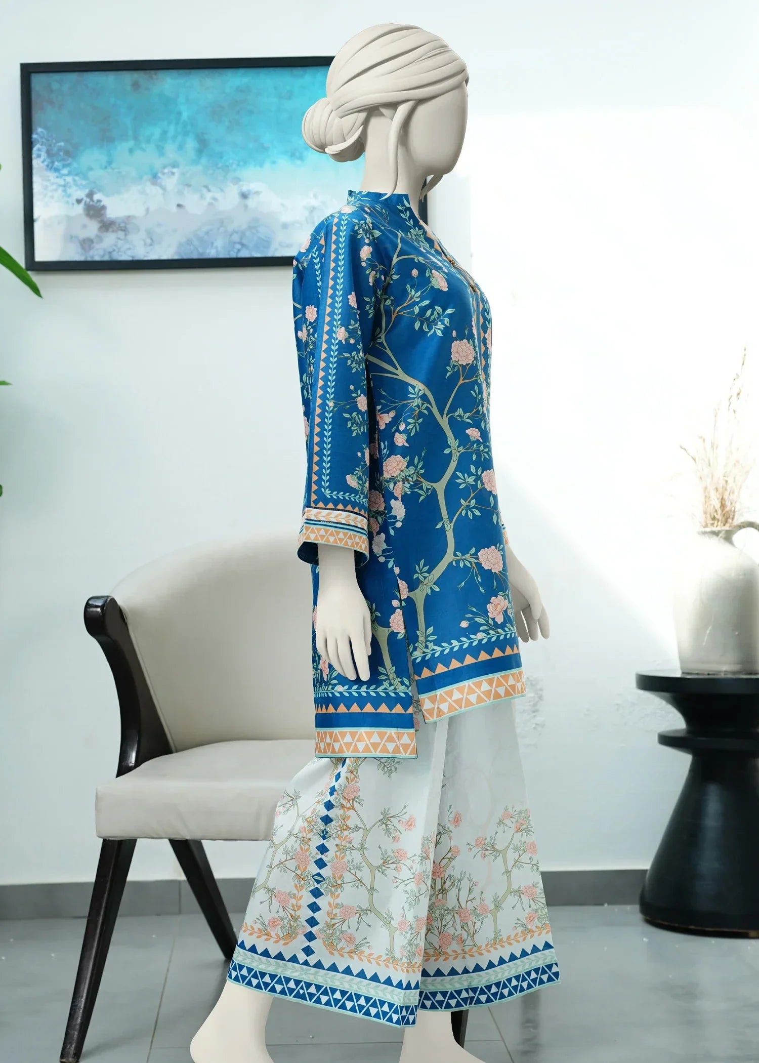 Hamna Kalim MTK blue Women 2pcs