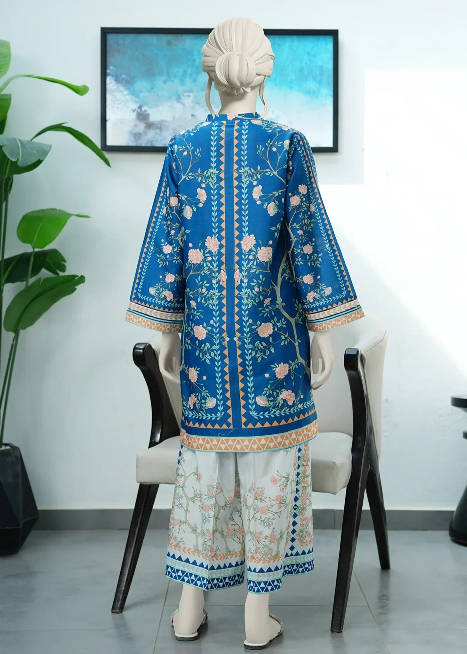 Hamna Kalim MTK blue Women 2pcs
