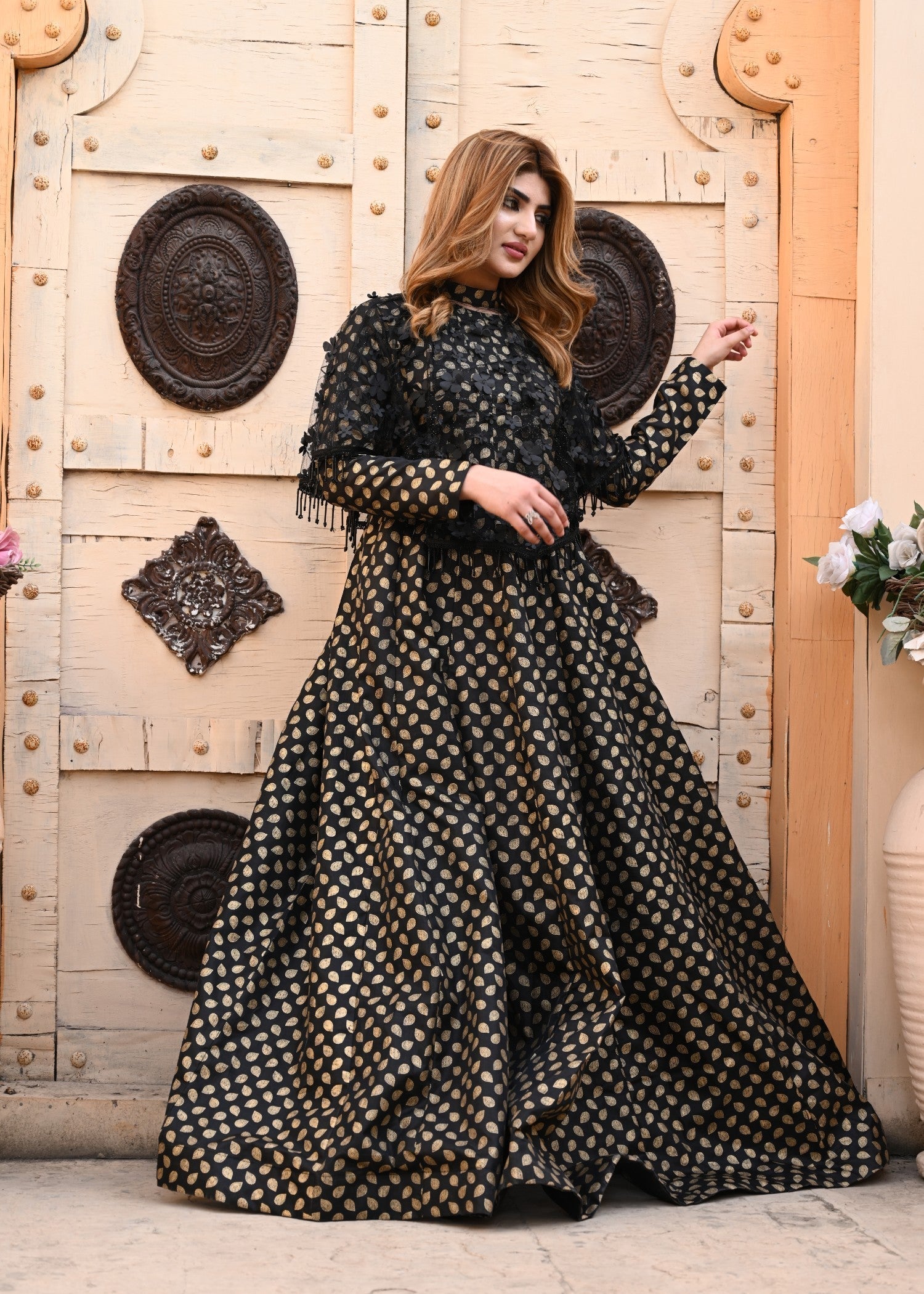 Miss & Mrs Black print jkt Women 1pcs