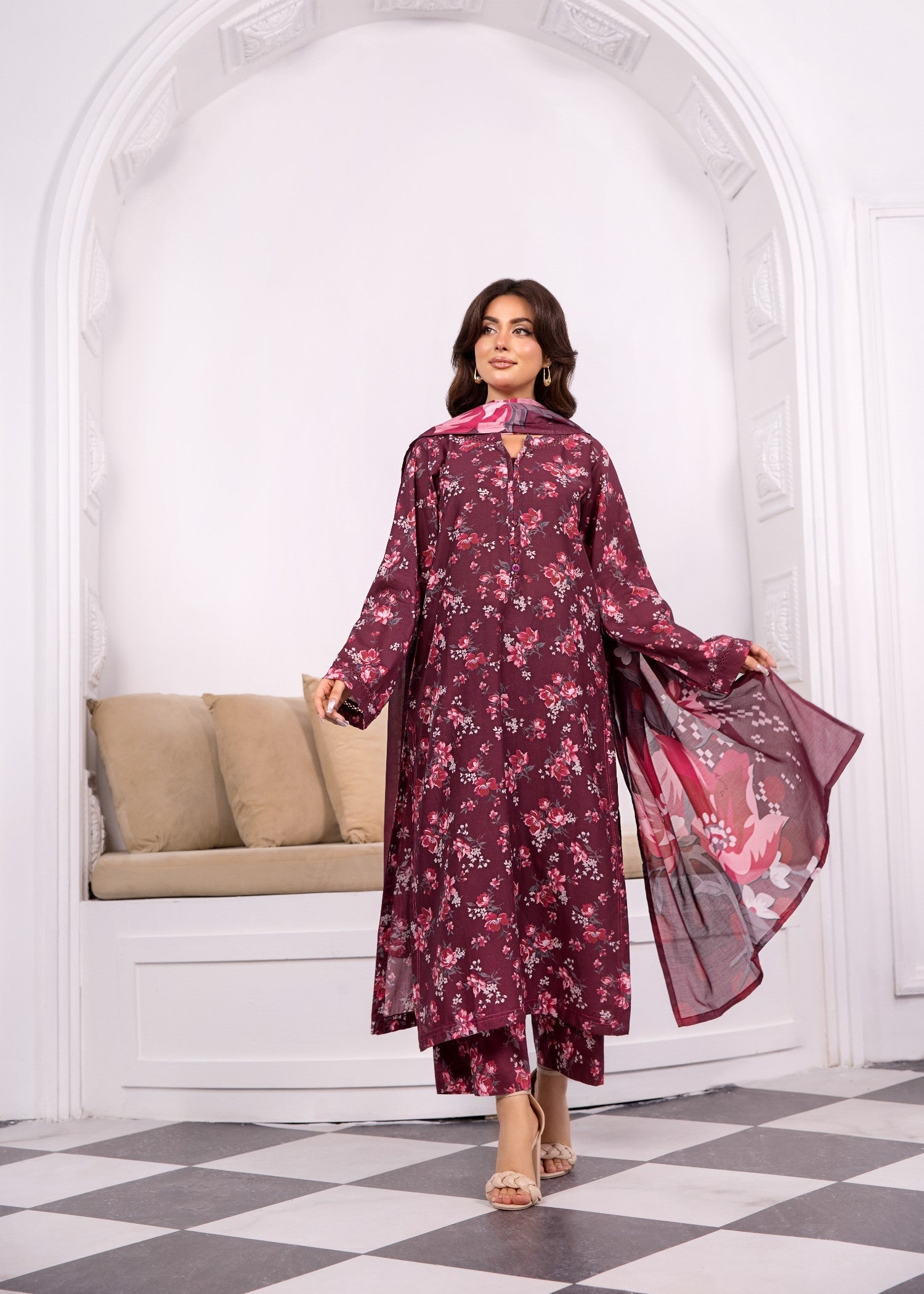Bin Tayyab (BT006370 MRN 08) Women 3pcs