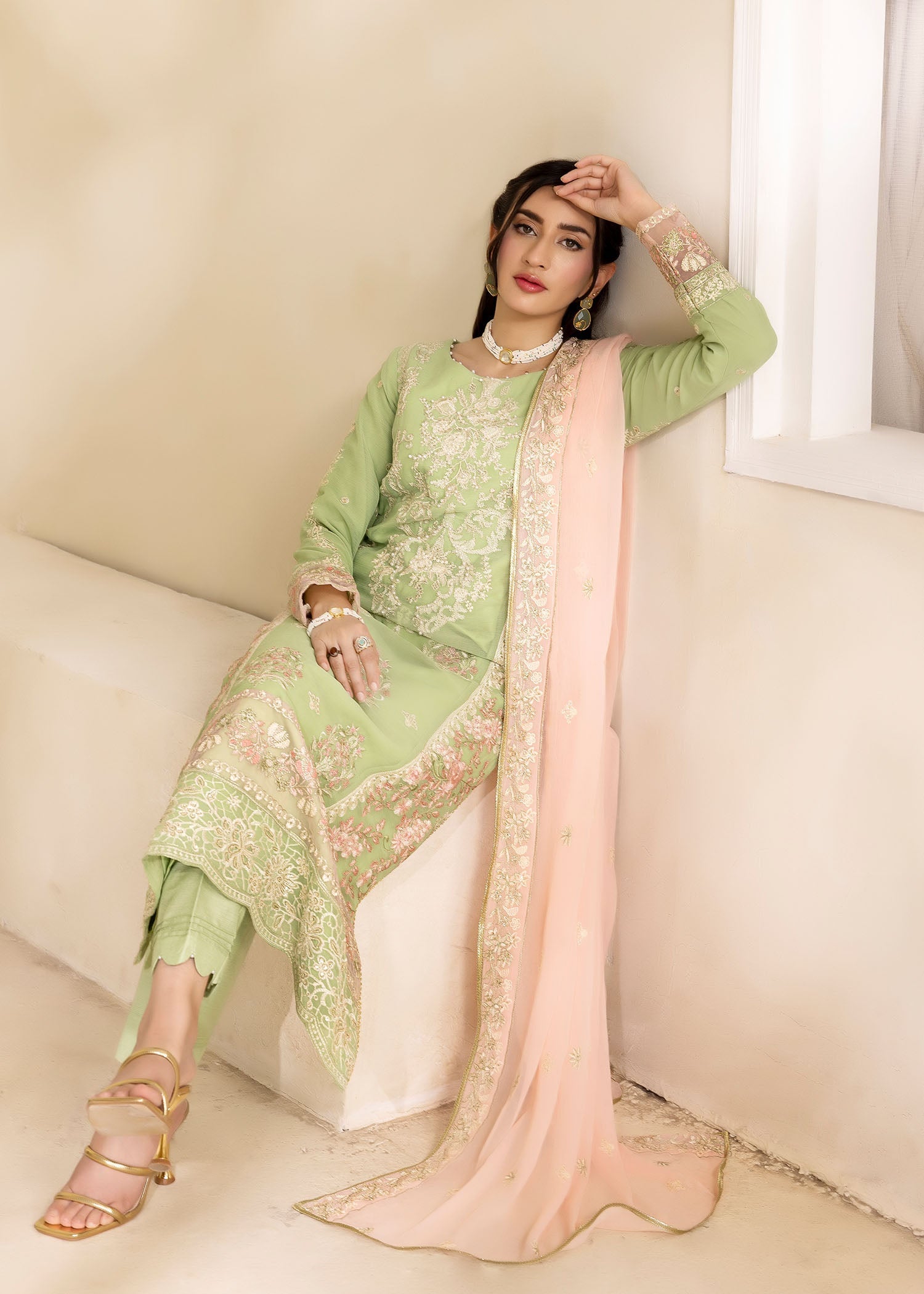 Kanwal Zainab MINT BLOSSOM Women 3pcs