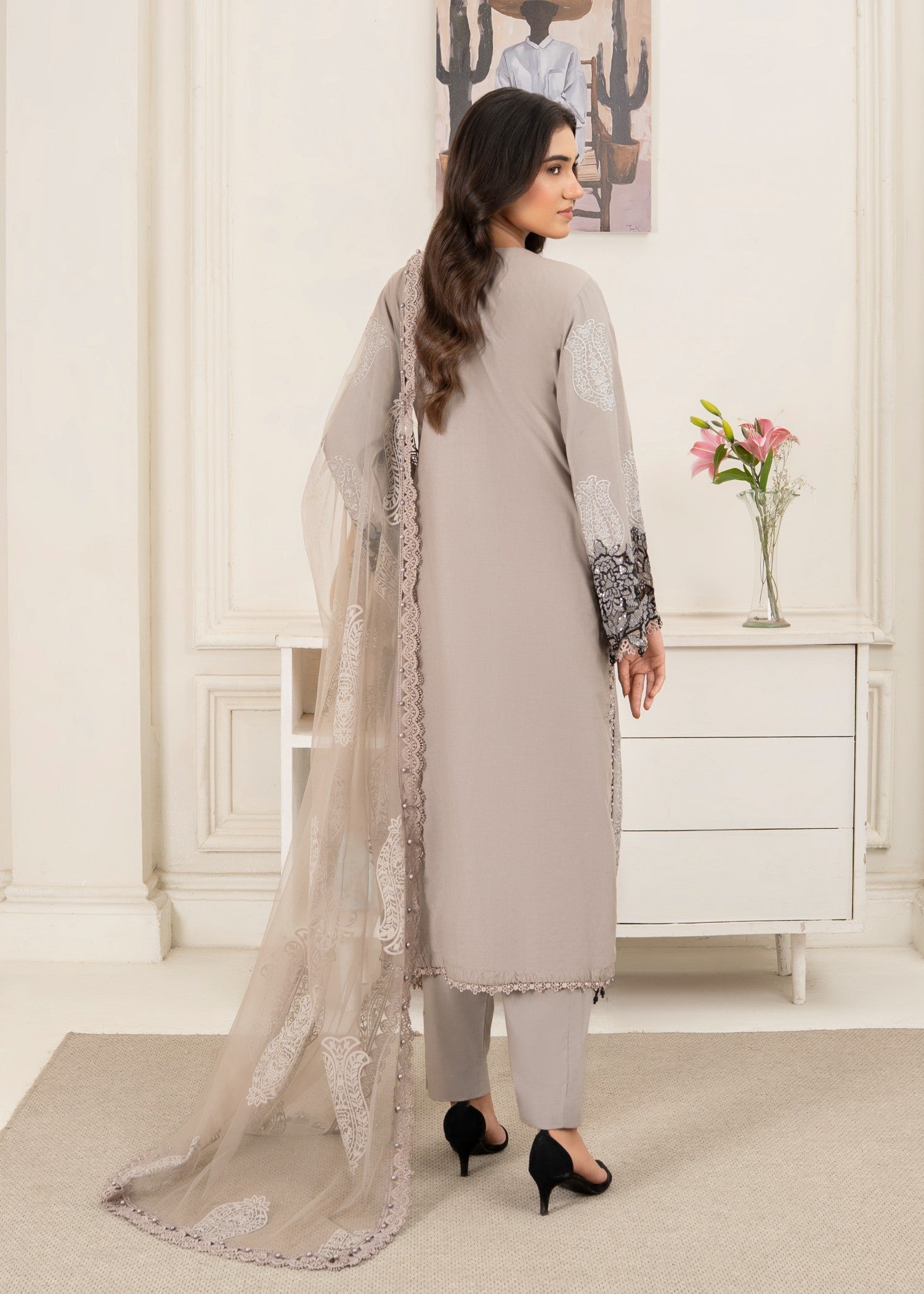 Amar KM AL 1063( grey ) (N) Women 3pcs