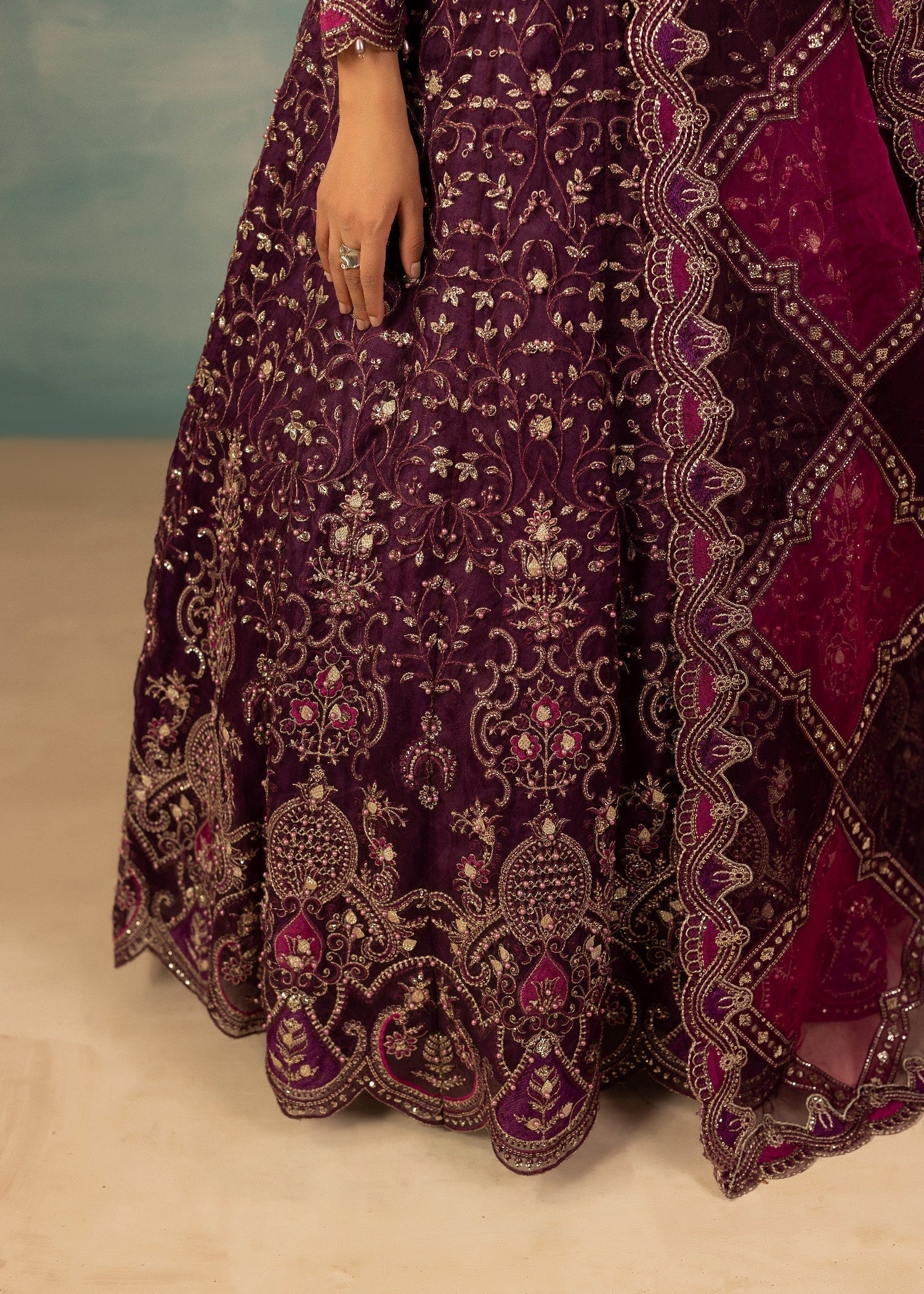 Diara Couture SHAHBANU DF 13 PURPLE Women 3pcs