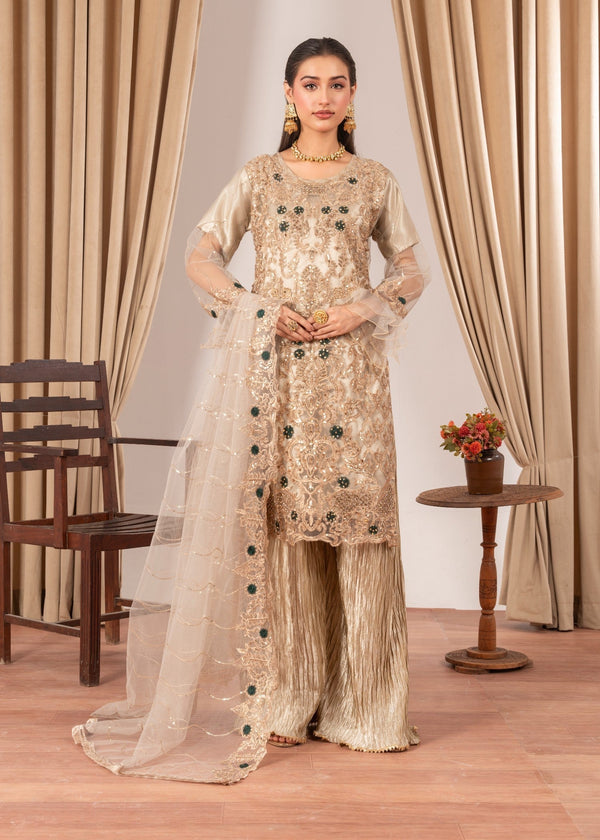 Four Season Boutique MALHAAR CRUSH GOLD Women 3pcs