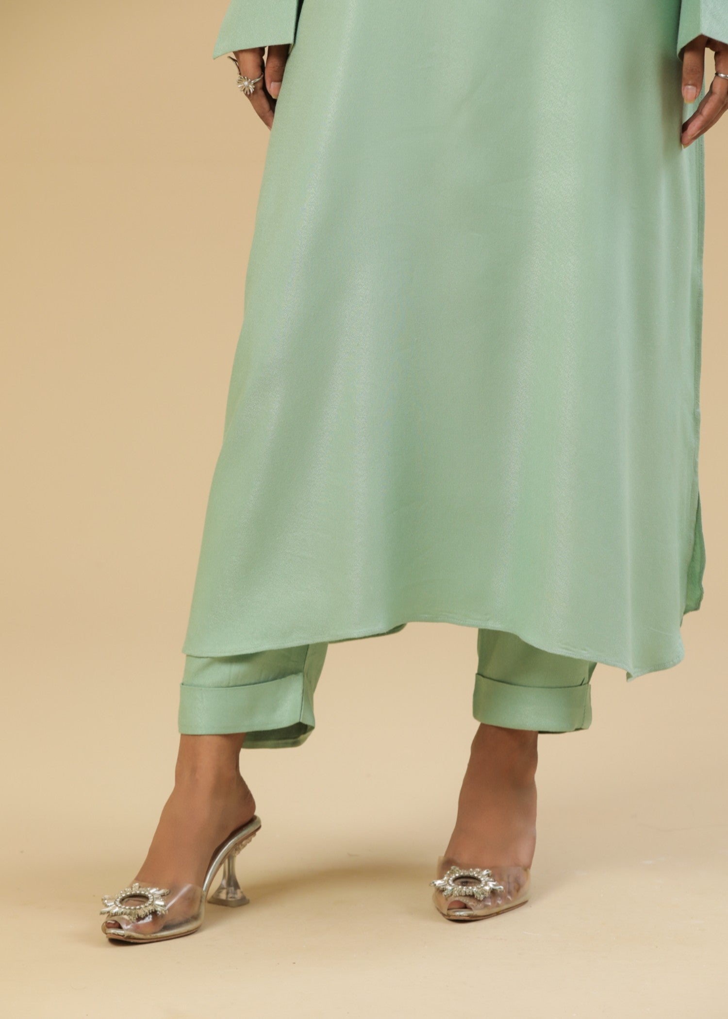 Zenyre Mint Dove Solid Set Women 2pcs